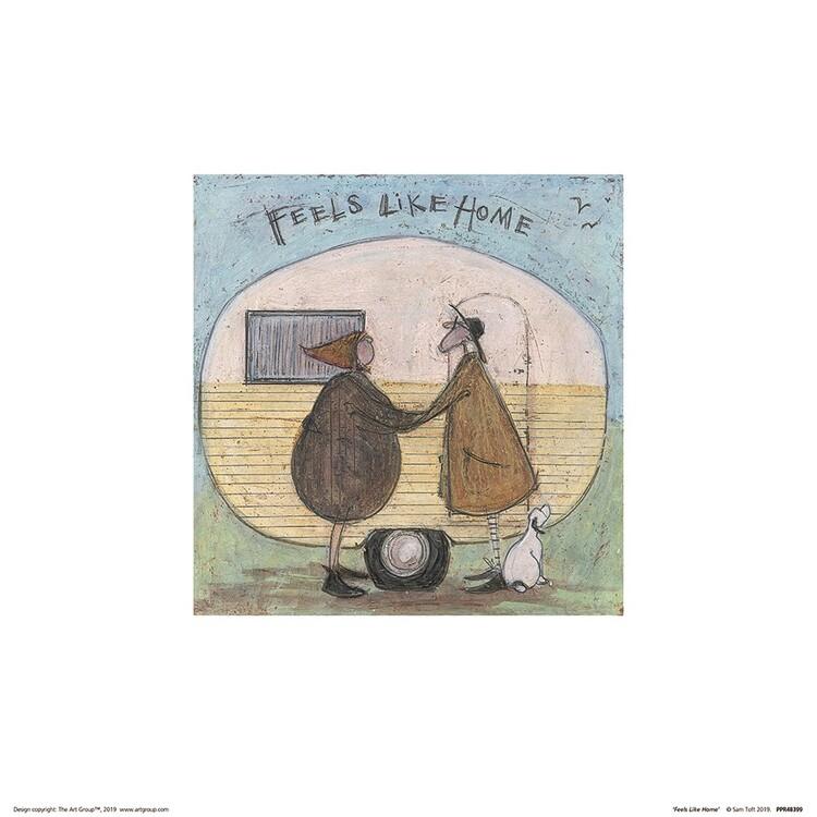 Plakat Sam Toft - Feels Like Home kunsttryk, Sam Toft (30 x 30 cm)