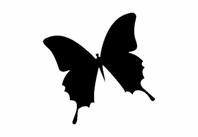 Decoración de ventanas con mariposas