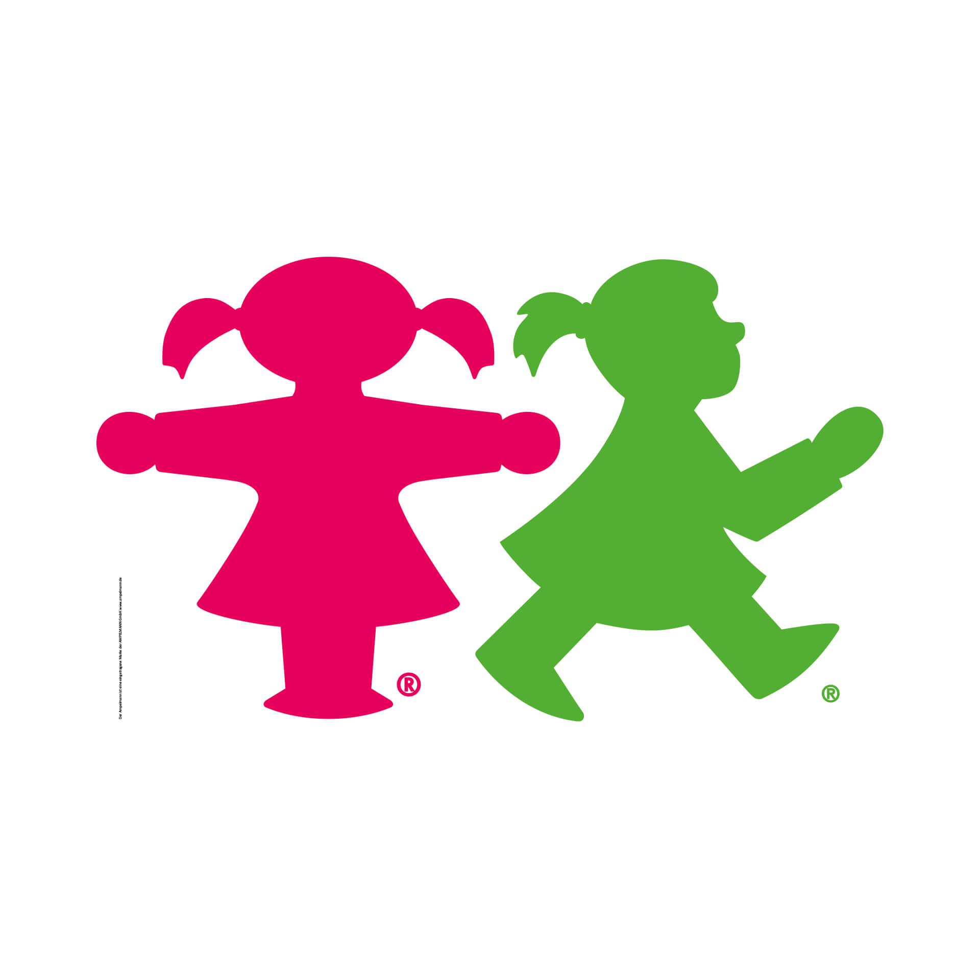 Wandtattoo Ampelmann Frauen Set