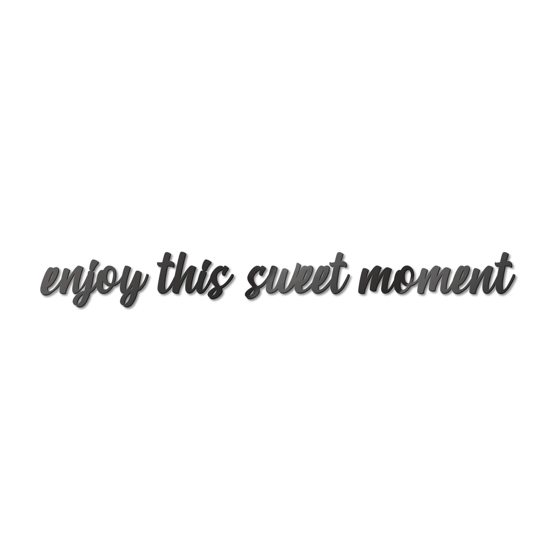 Scritta in acrilico – Enjoy this sweet moment