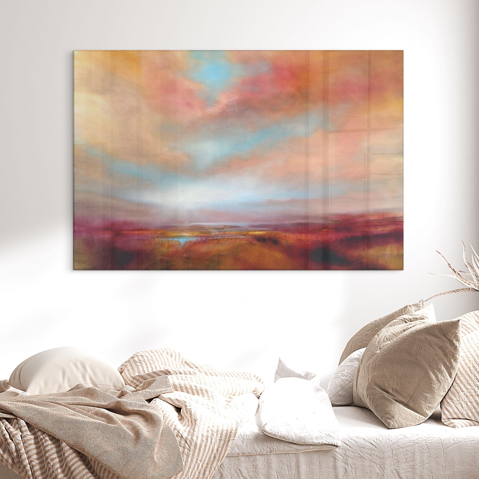 Acrylglas Lichtgevend veld in het zonlicht - Schmucker