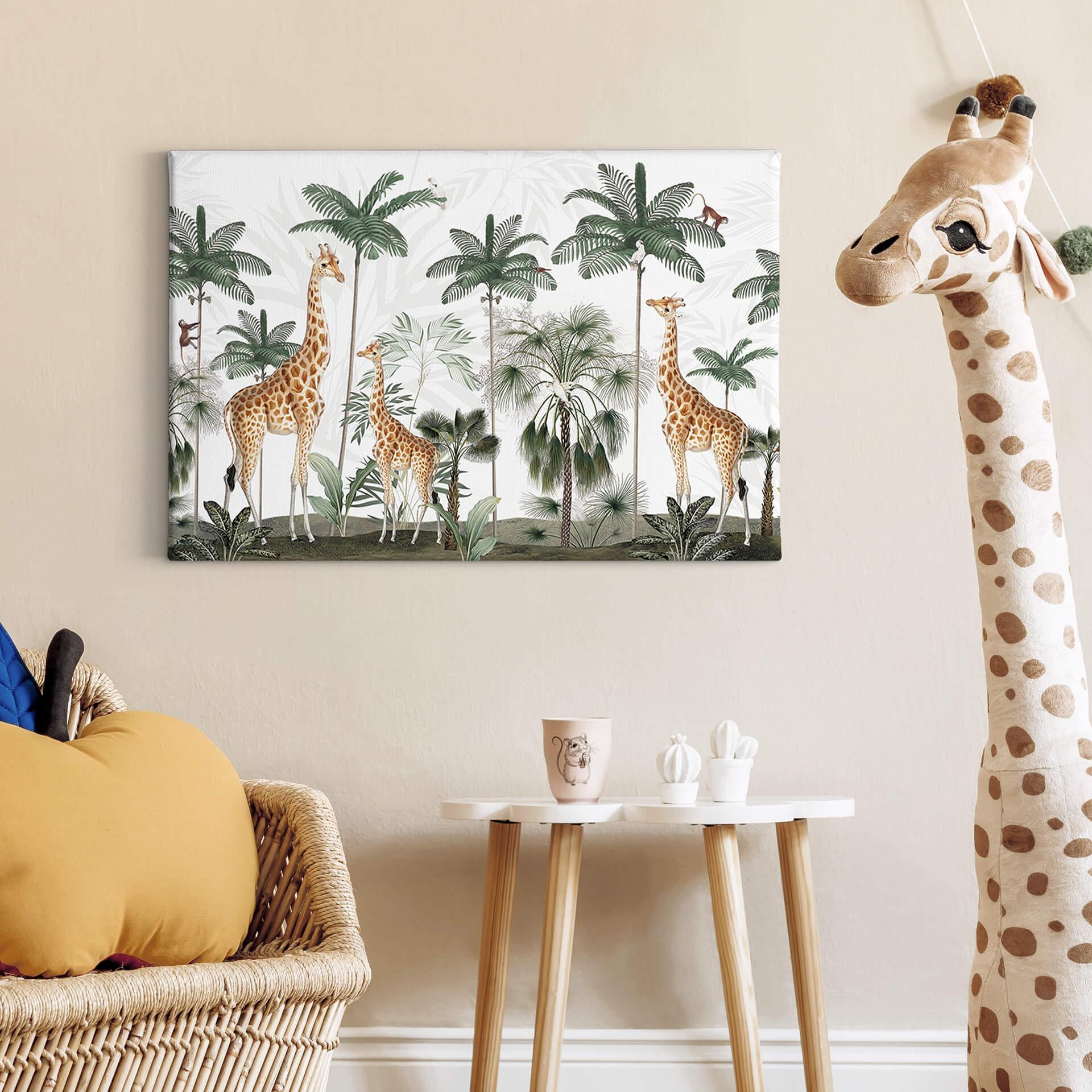 Leinwandbild Kikki Belle - Die Giraffen