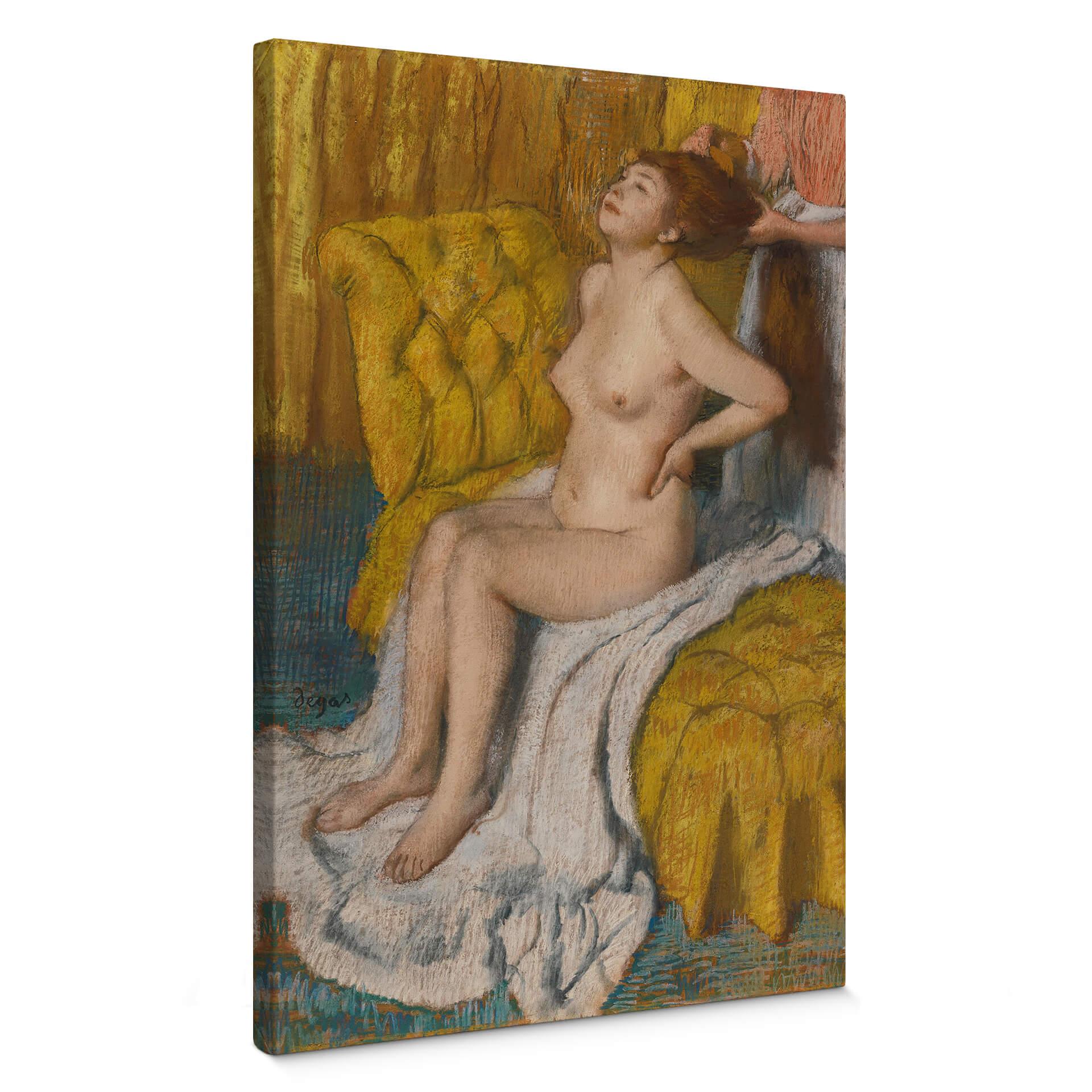 Lienzo Degas - Mujer peinada