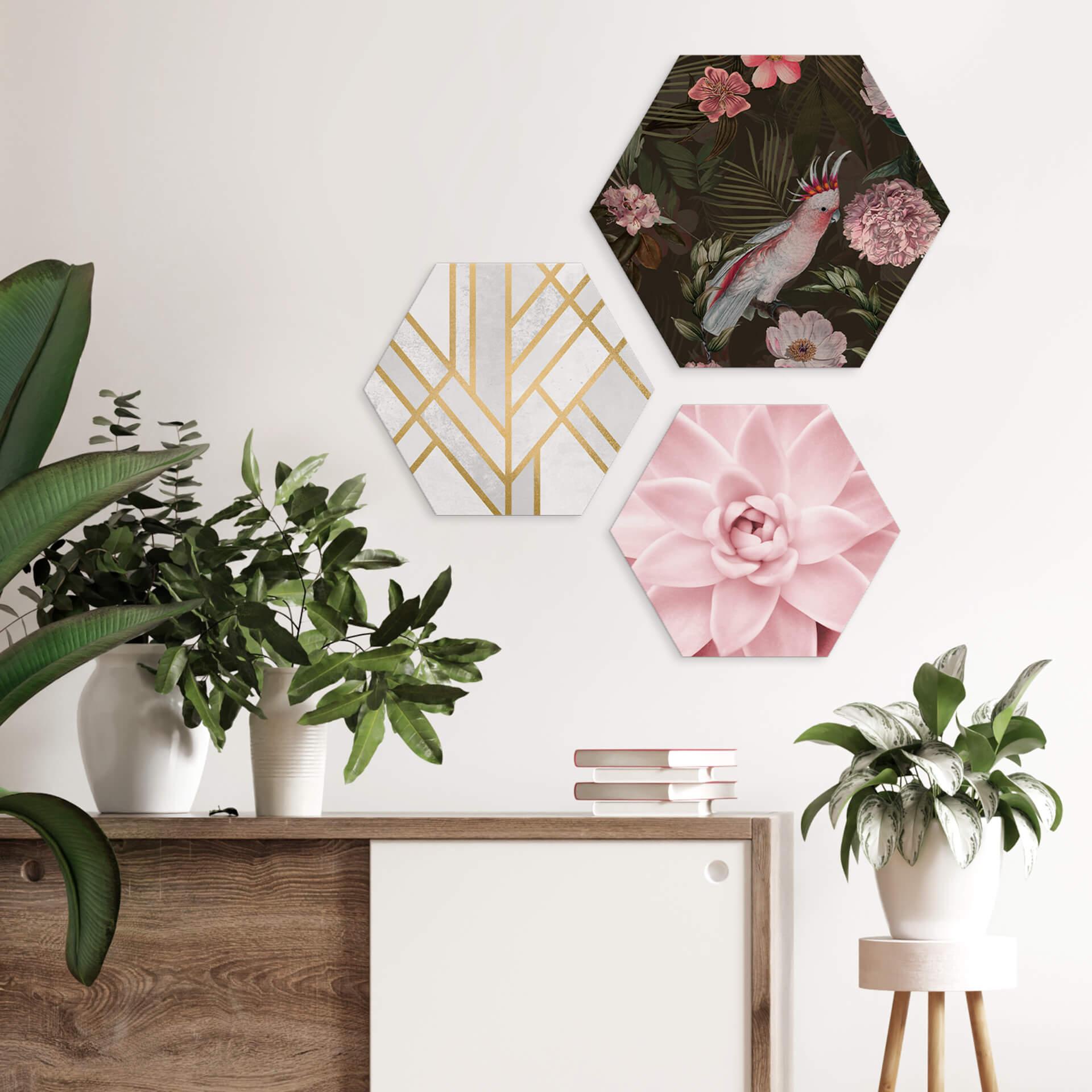Esagoni Alu-Dibond UN Designs - Tropici