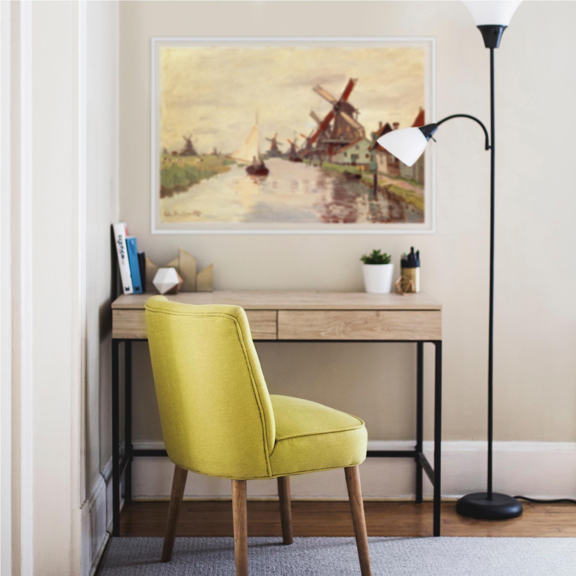 Zelfklevende Poster Monet - Mill