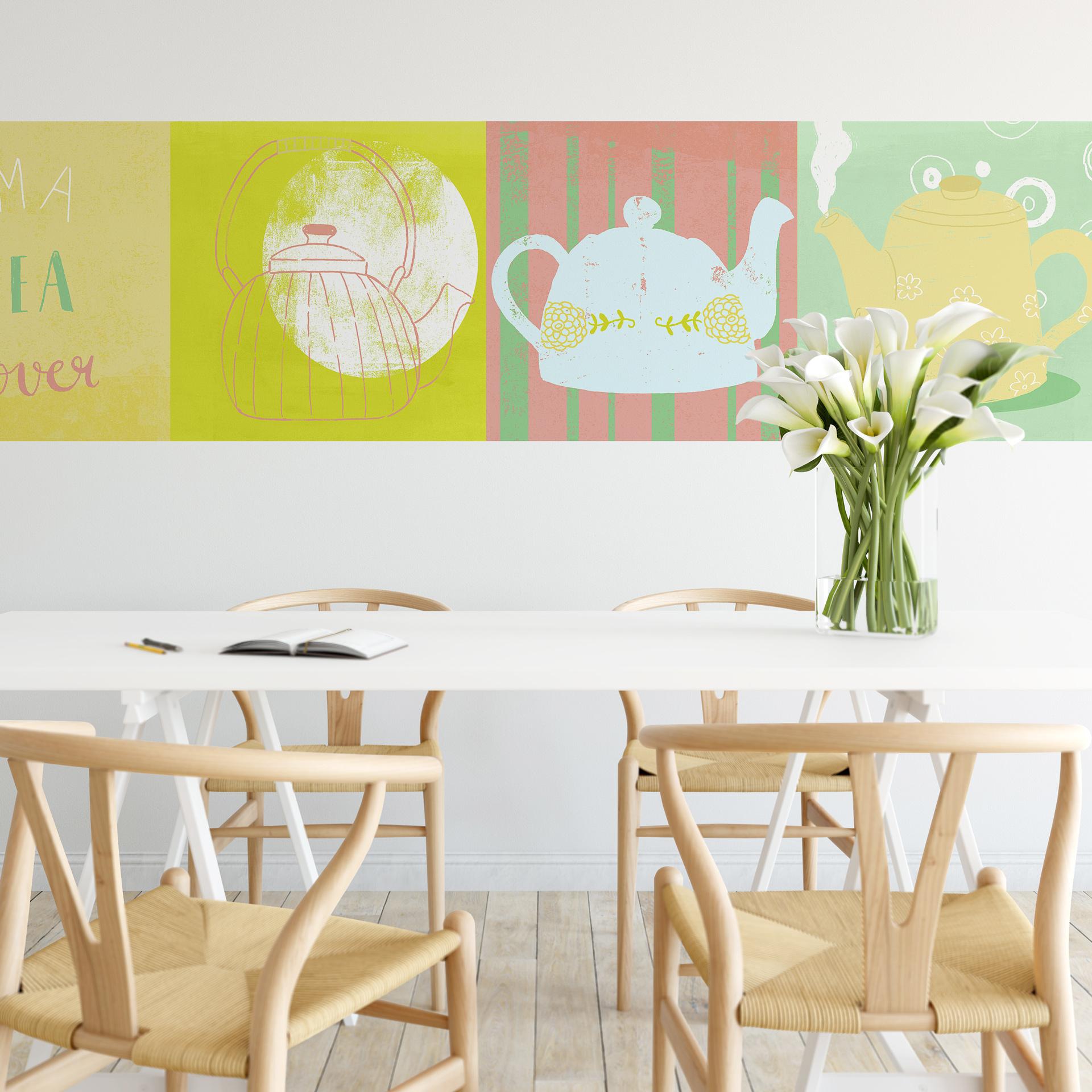 Fototapete Loske - Tea Time 04 - Panorama 48x260 c