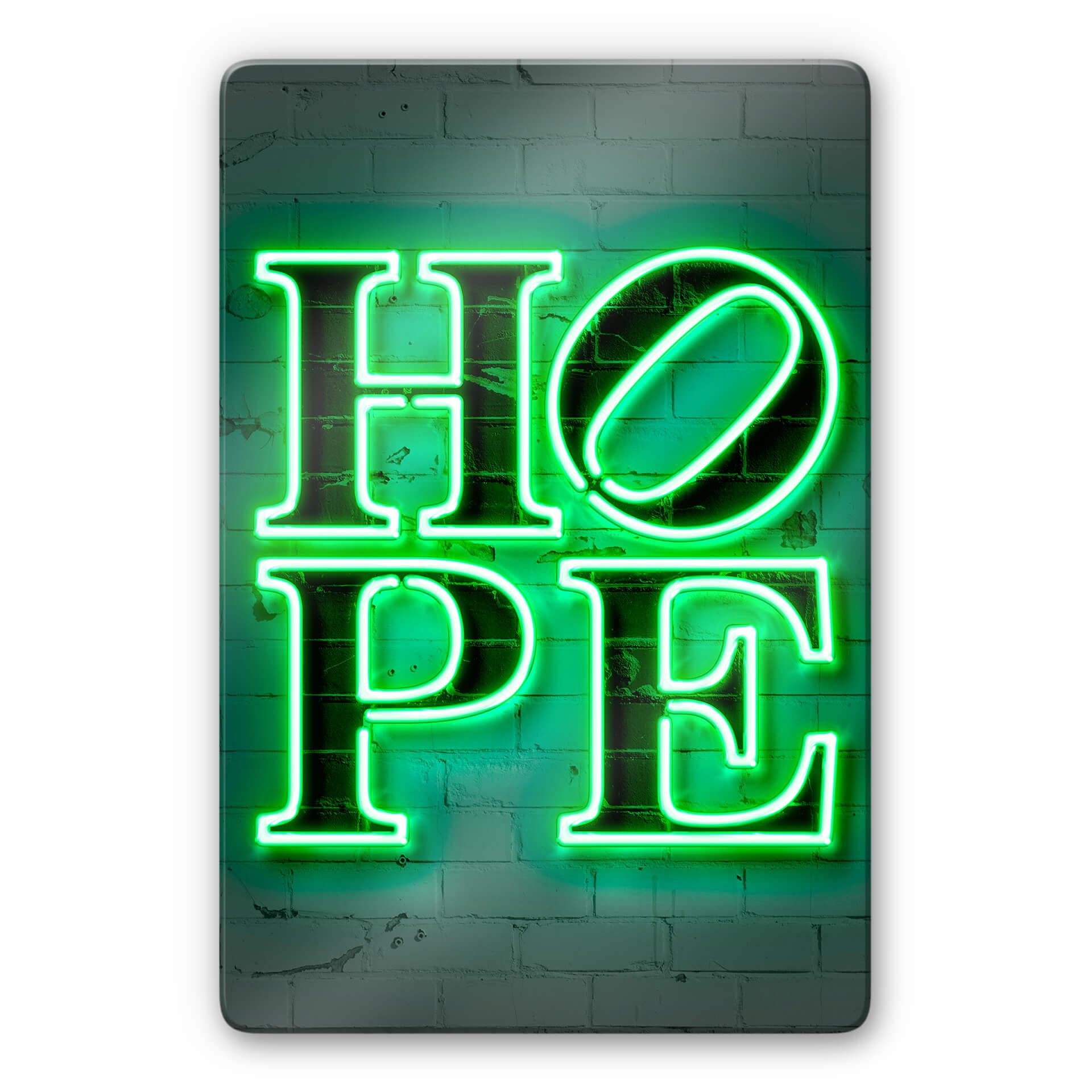 Tableau en verre Mielu - Hope