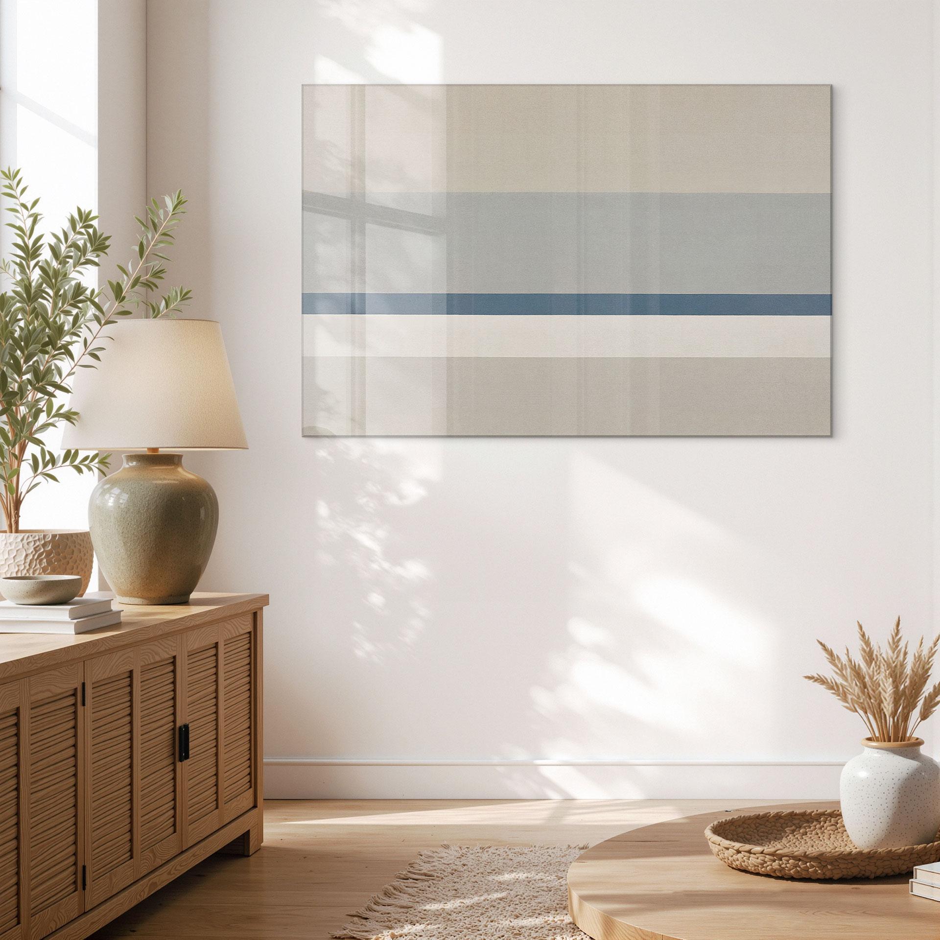Quadro in vetro acrilico Agnes Balance - Strisce orizzontali - Sir Edward x Grigory Gladarev