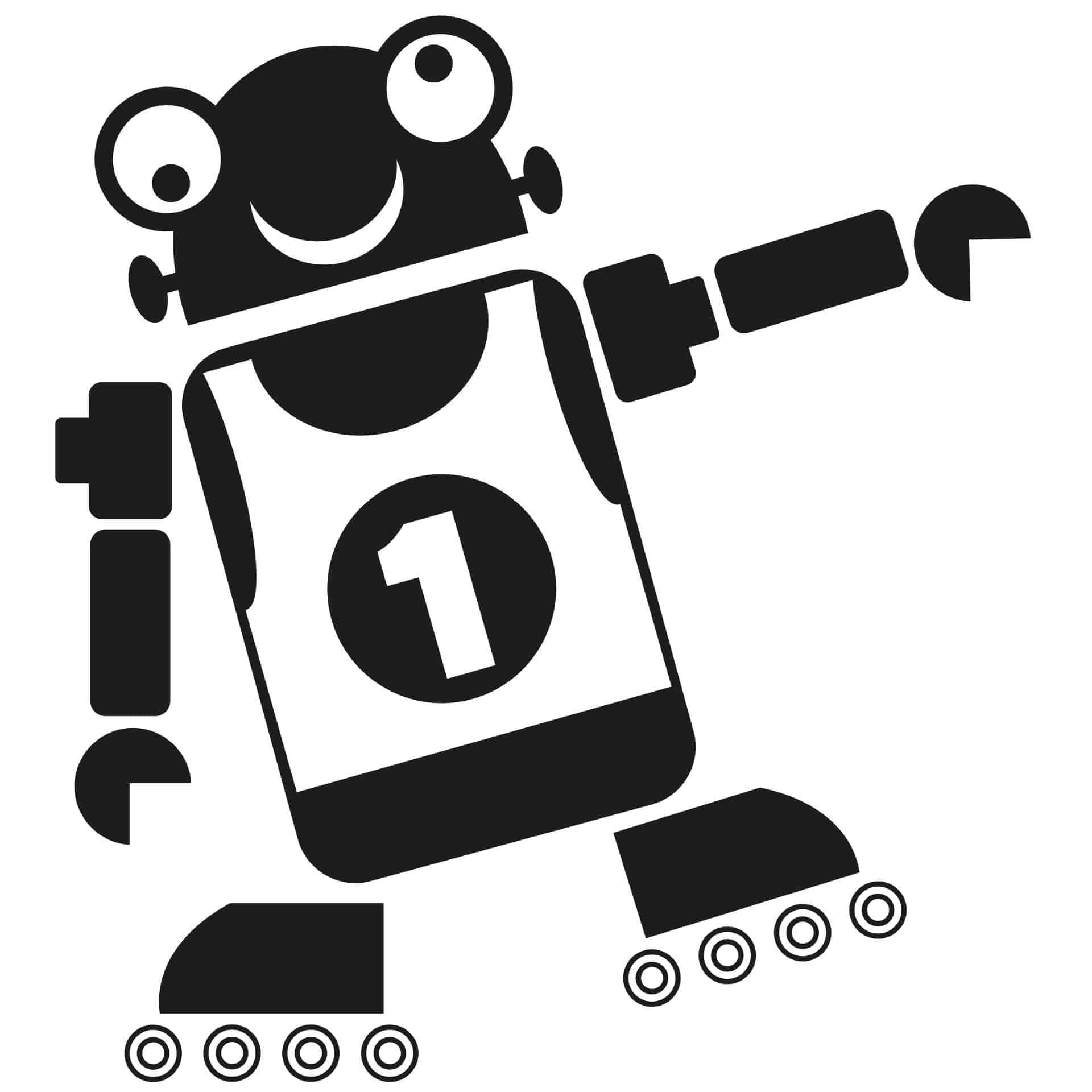 Robot Finn wallsticker