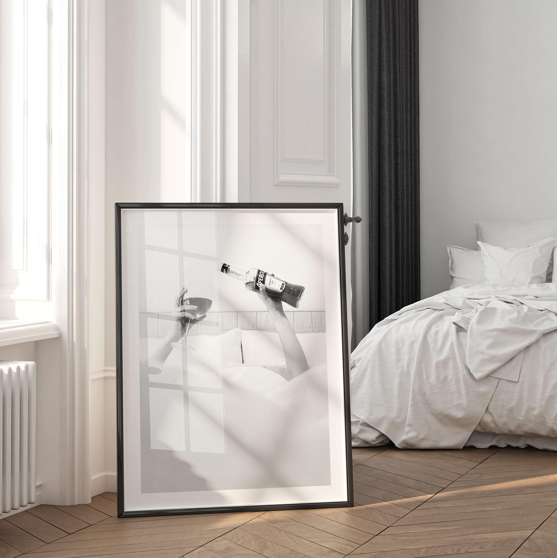 Plakat Aperol time-out i sengen - Pictufy Studio