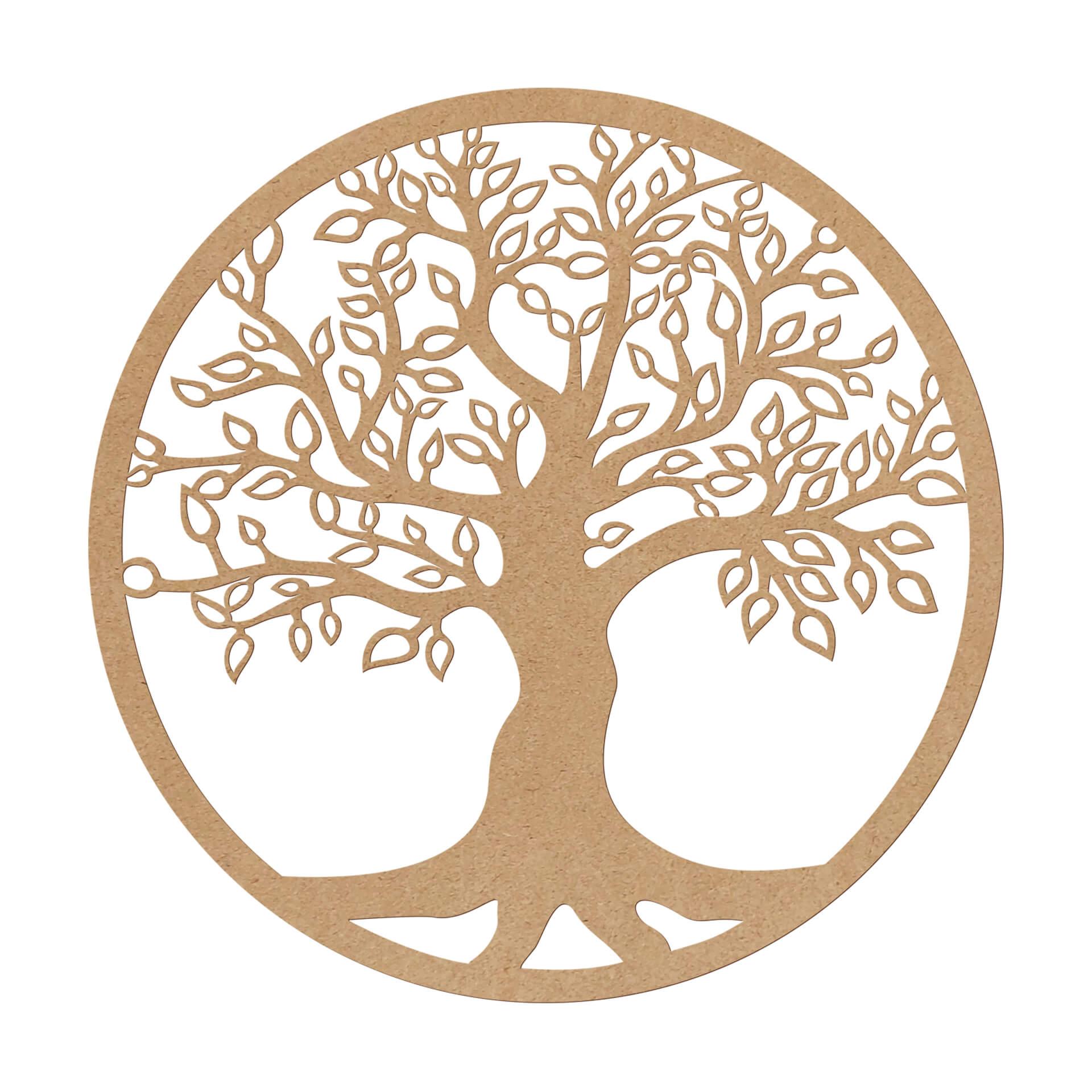 Decoración MDF 3D árbol de la vida - naturaleza