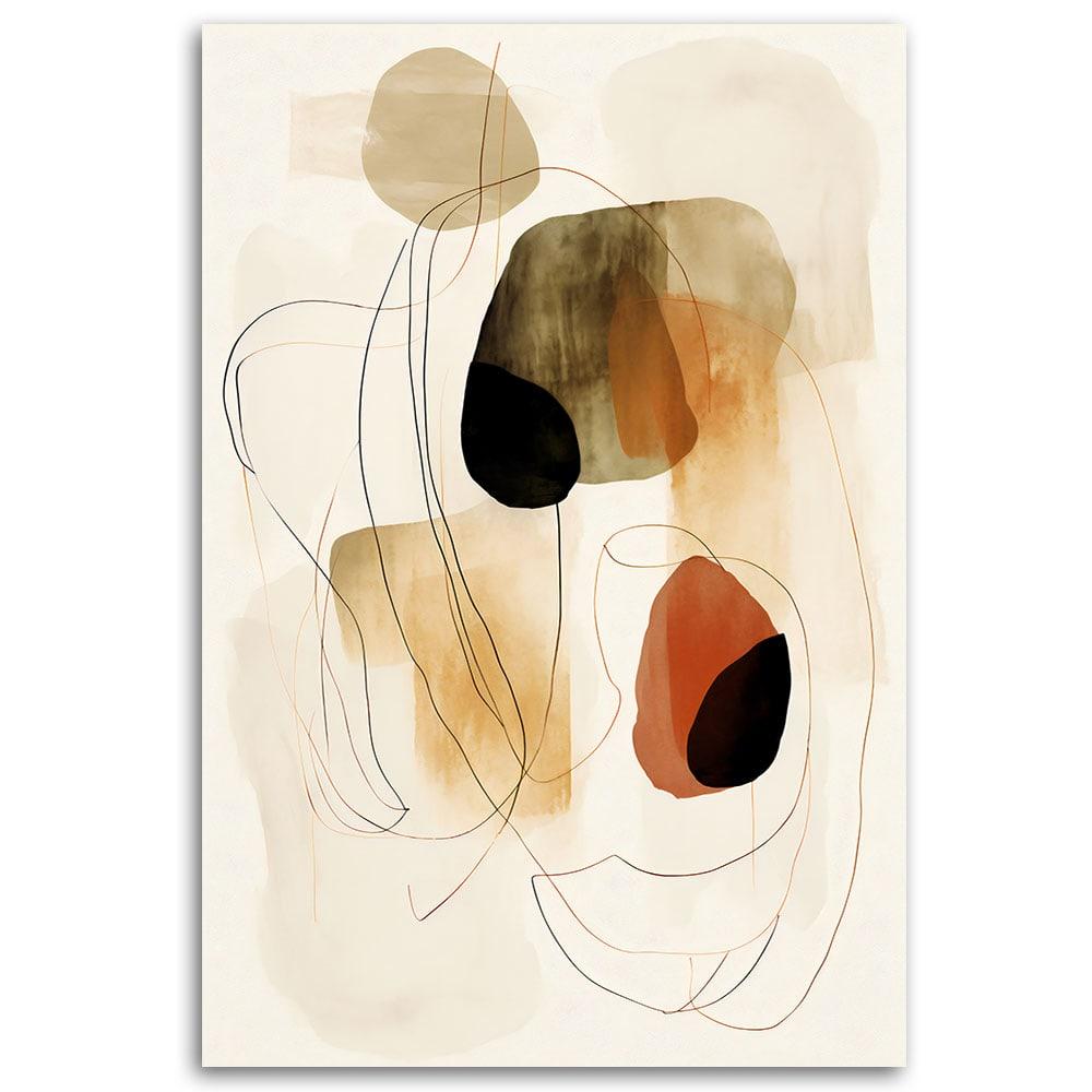 Canvasbillede, Boho abstrakt