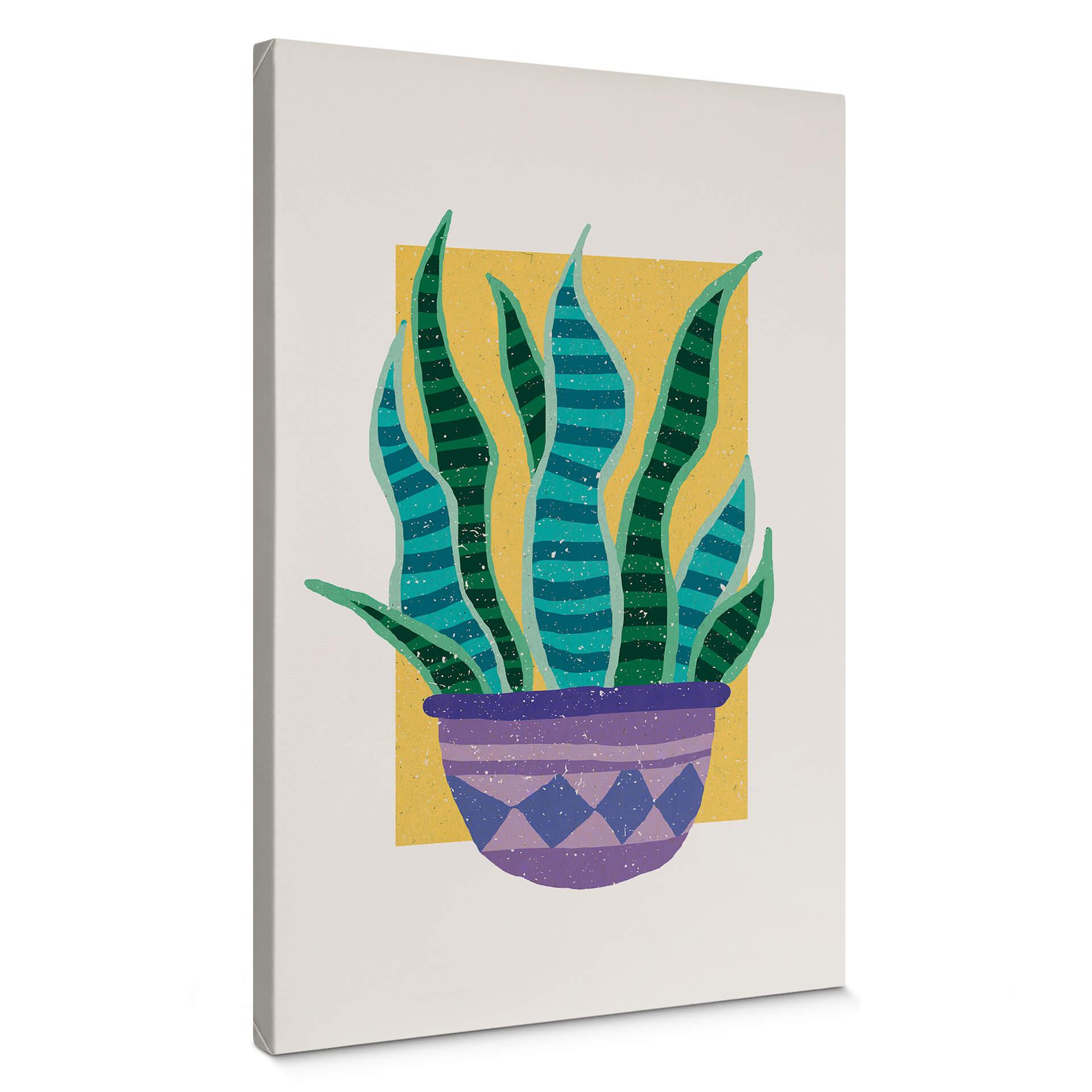 Cuadro sobre lienzo Demir - Boho botany