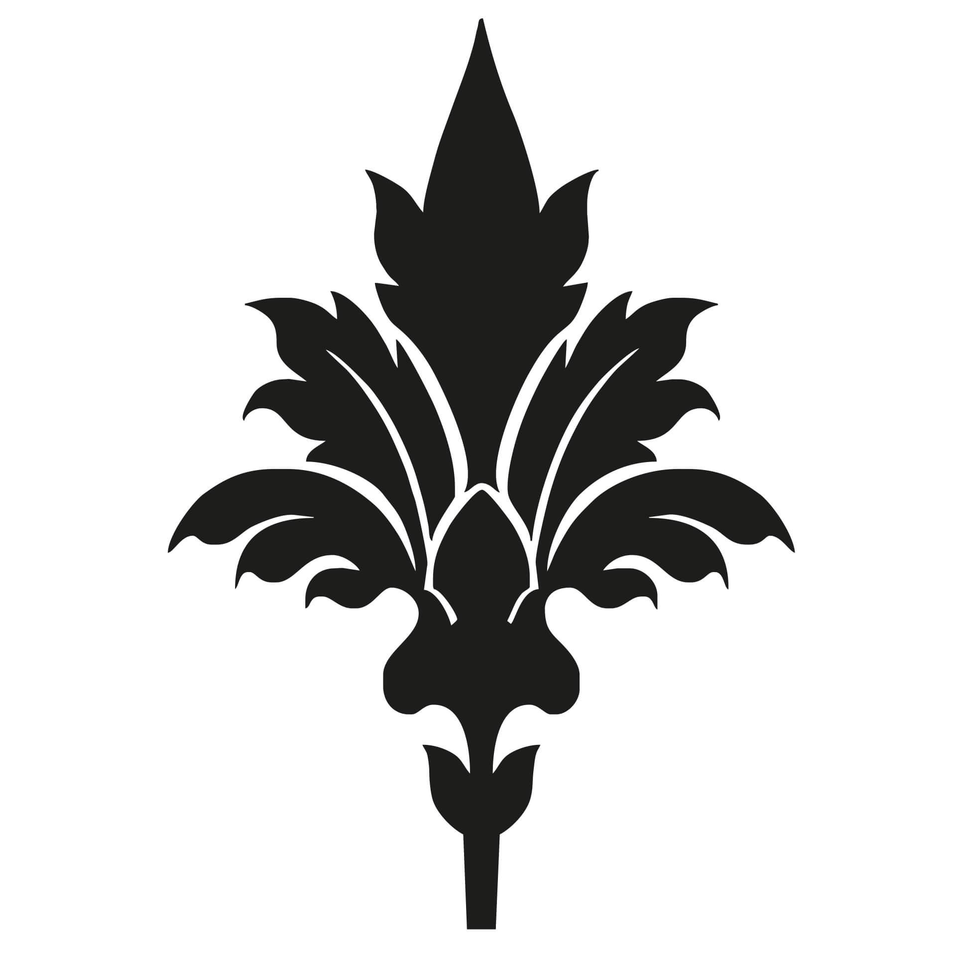 Wandtattoo Retro-Muster 2