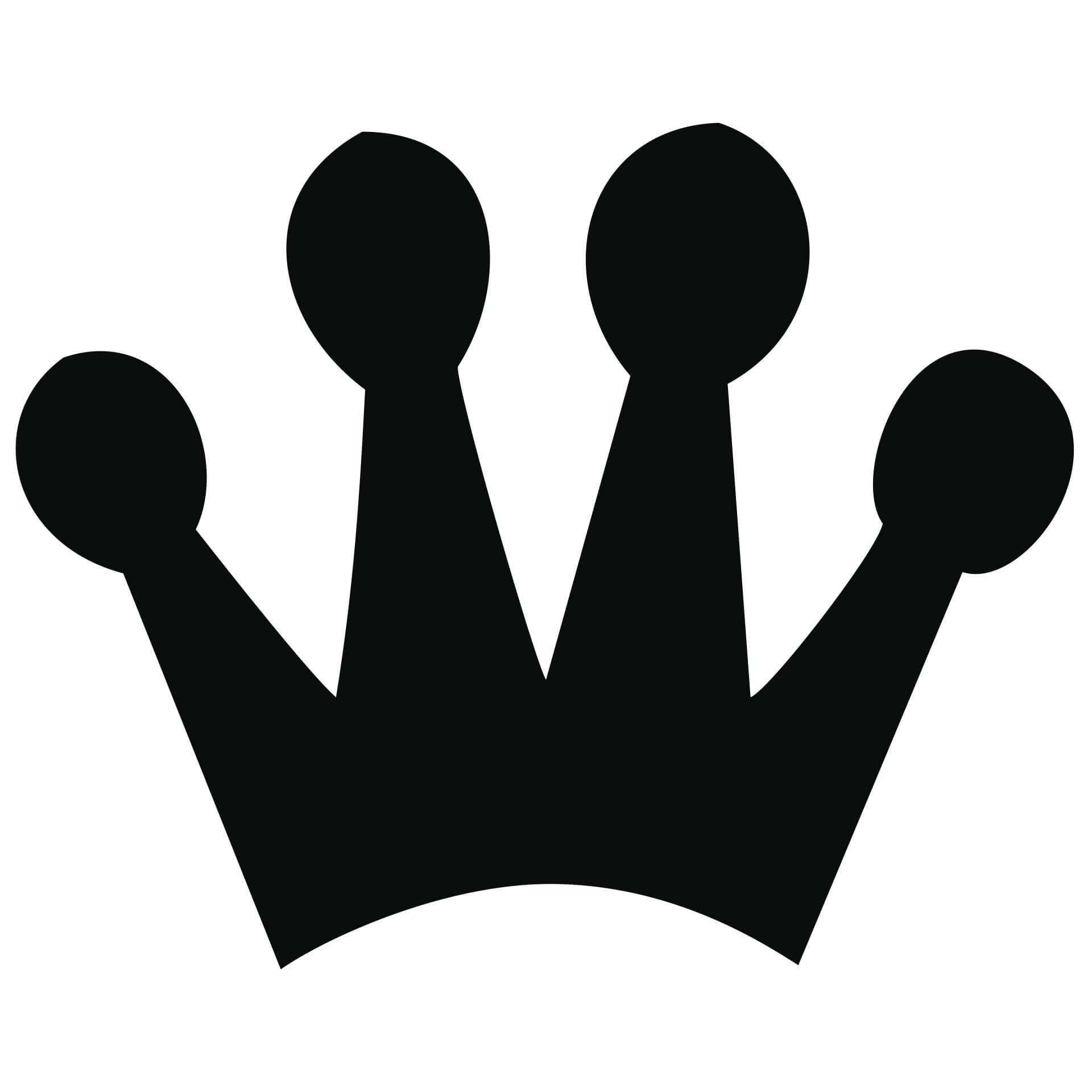 Muursticker Kroon