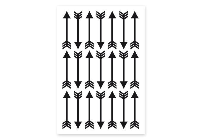Muursticker set pijlen