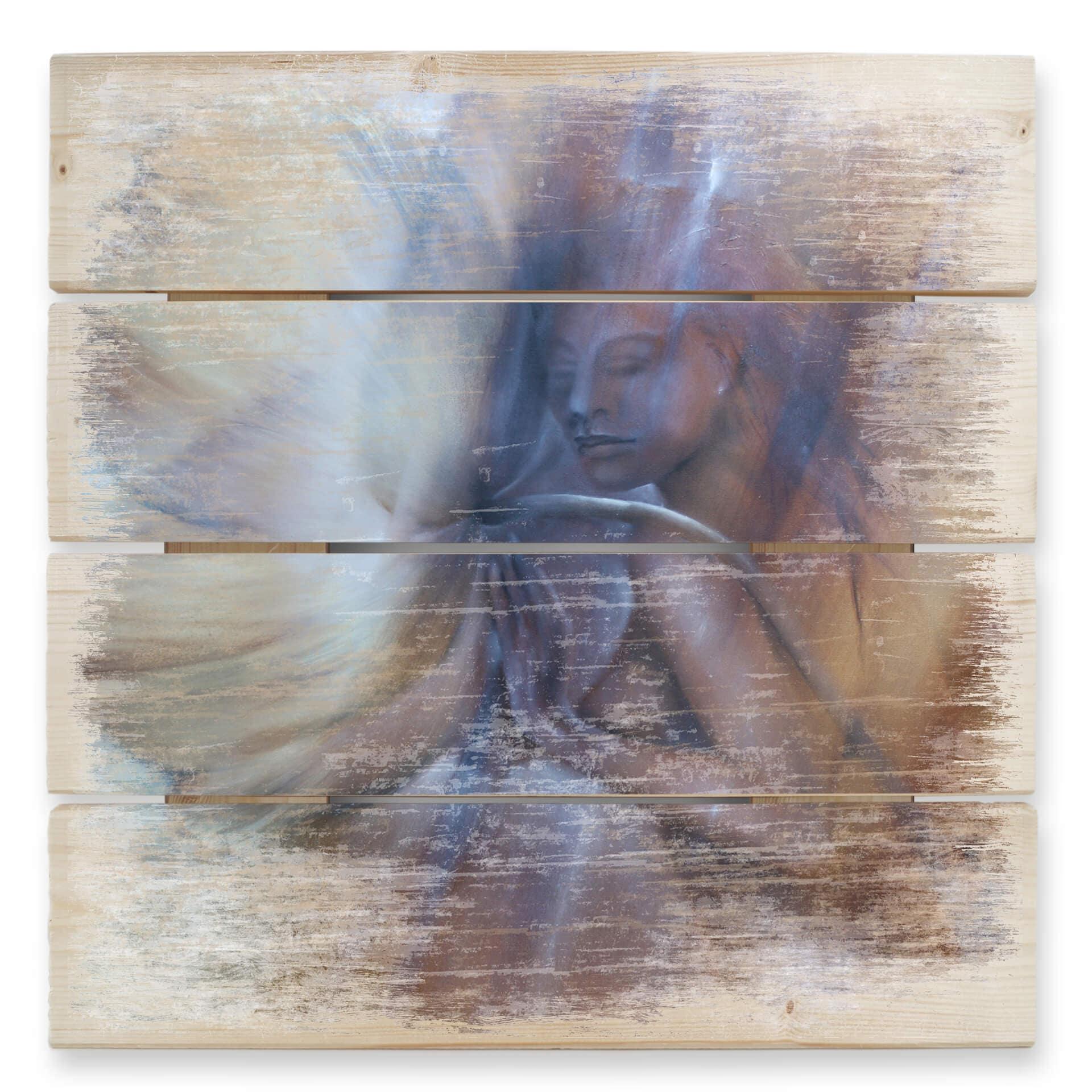 Schmucker Trätavla - The touch - 40x41,5 cm