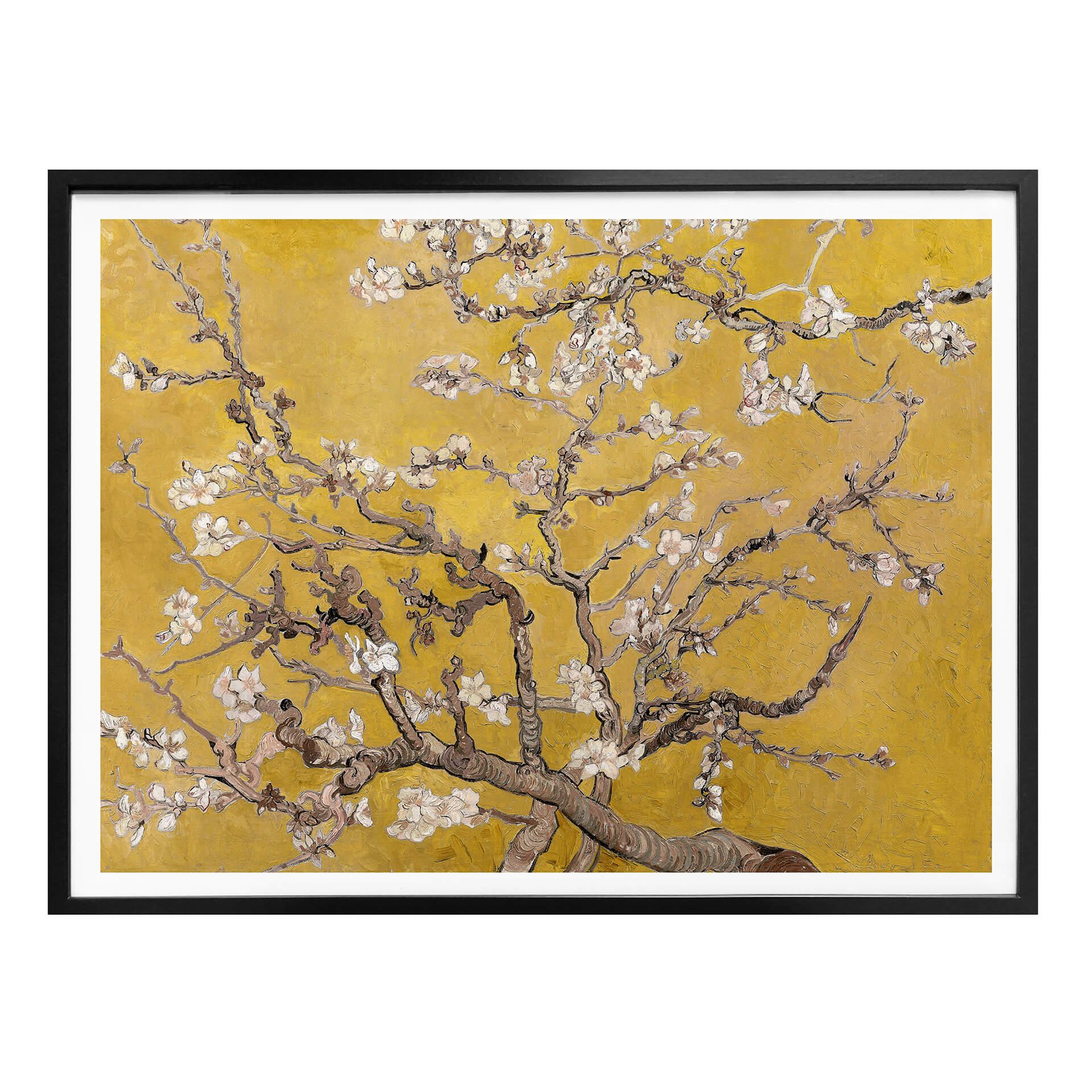 Poster van Gogh - Mandelblomma ockra
