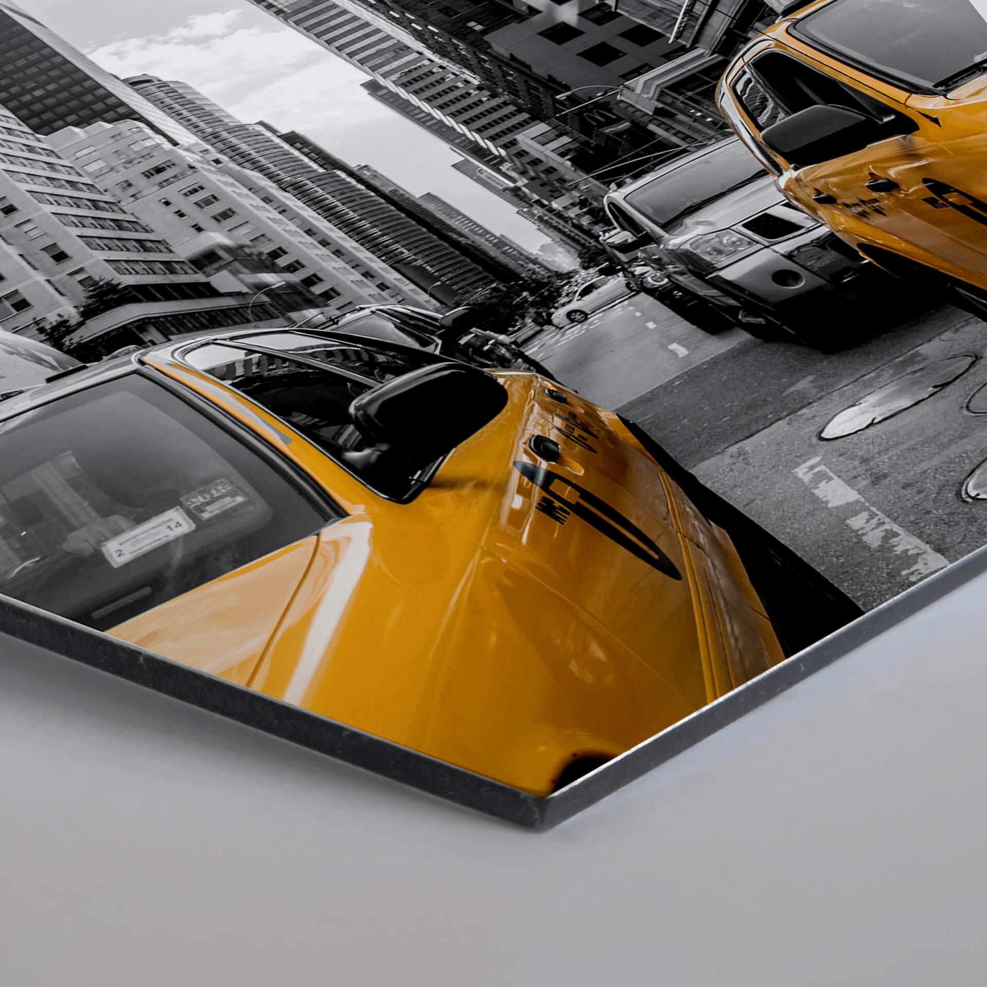 Hexagon - Alu-Dibond - Streets in New York City