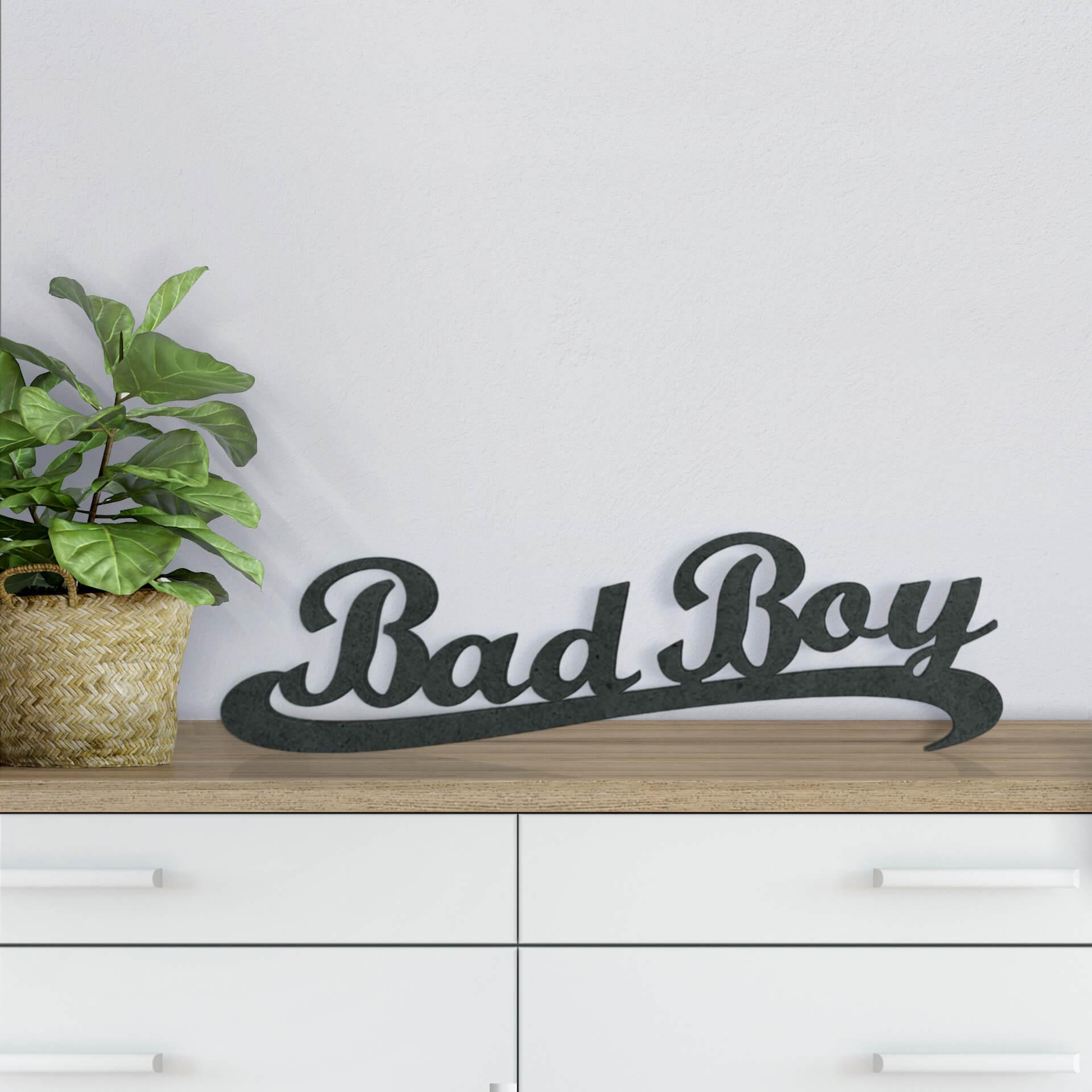 MDF bogstaver - Bad Boy