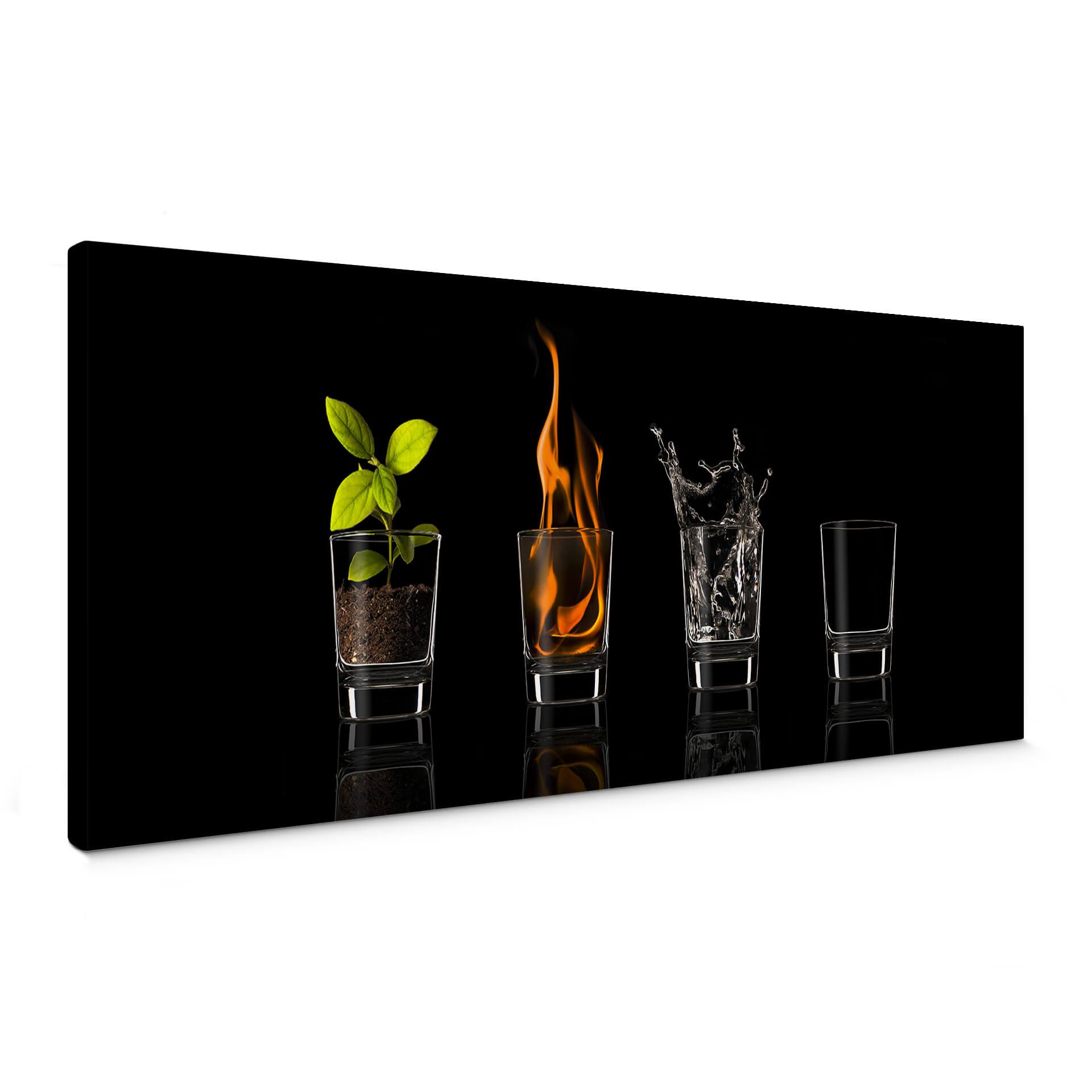 Canvasbillede - Frutos Vargas - The Four Elements - Panorama