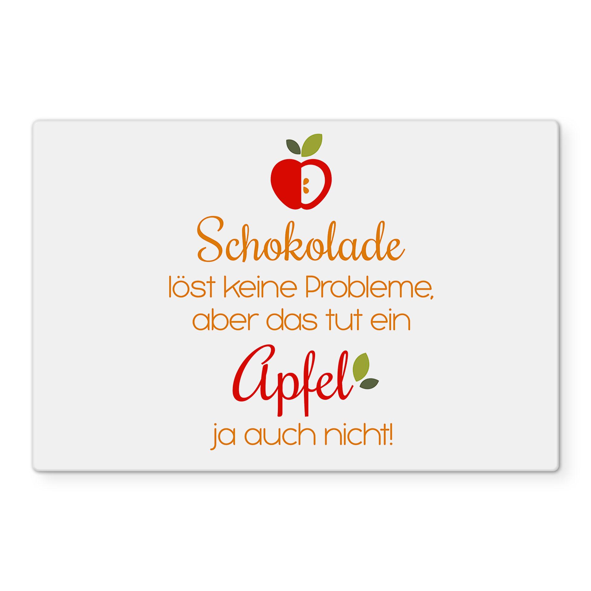 Stænkplade - Schokolade löst keine probleme 02