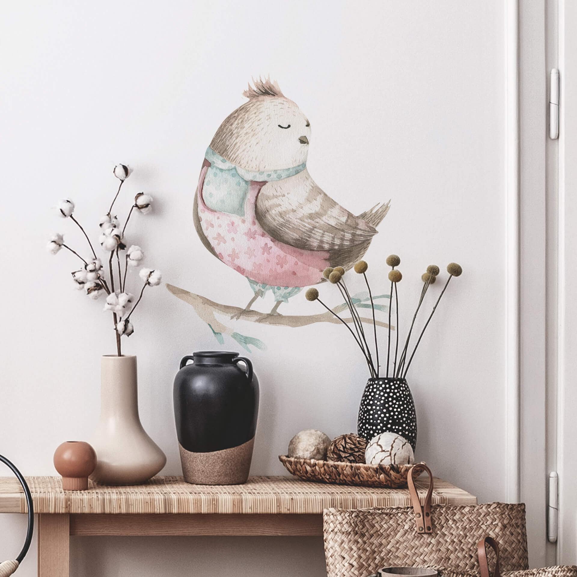 Sticker mural Kvilis - Moineau