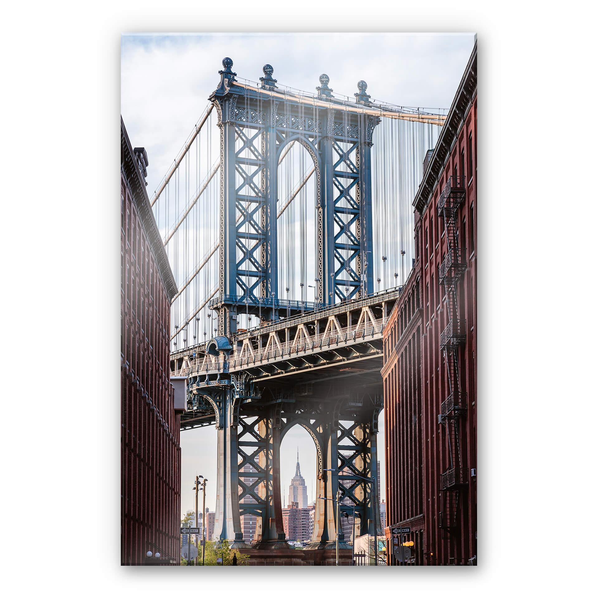 Akrylbillede Colombo - Brooklyn Bridge