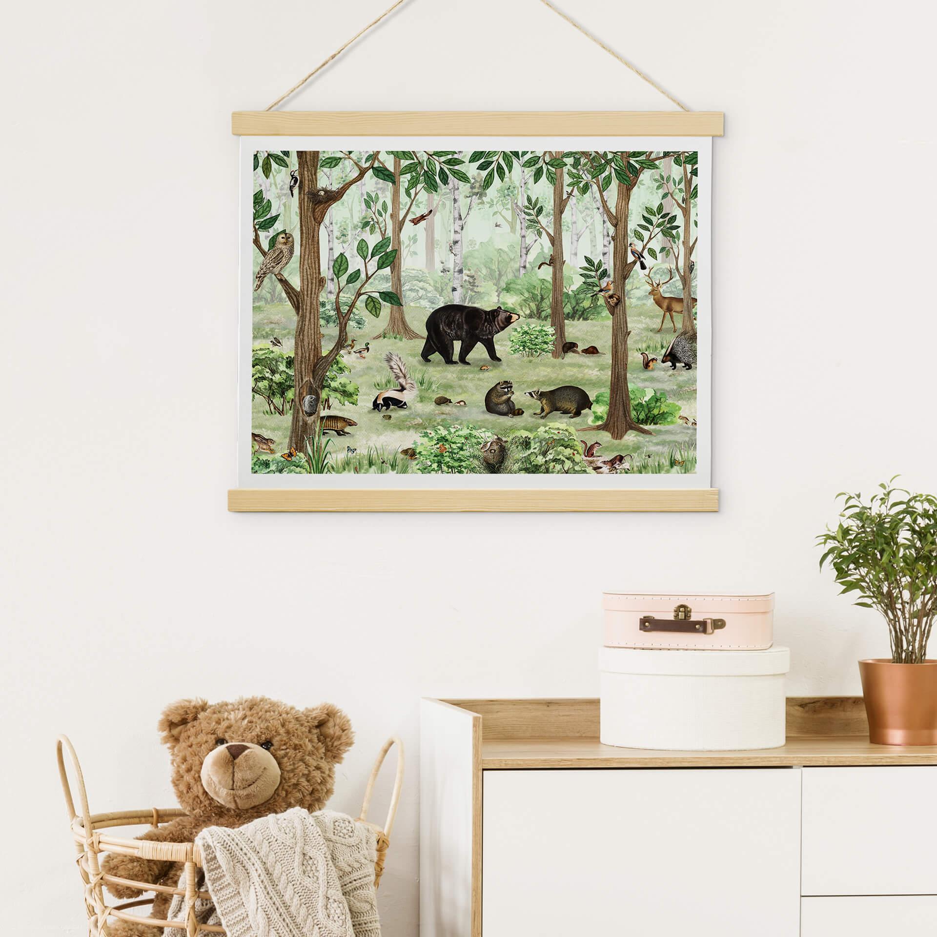 Poster Kikki Belle - Wald Suchbild