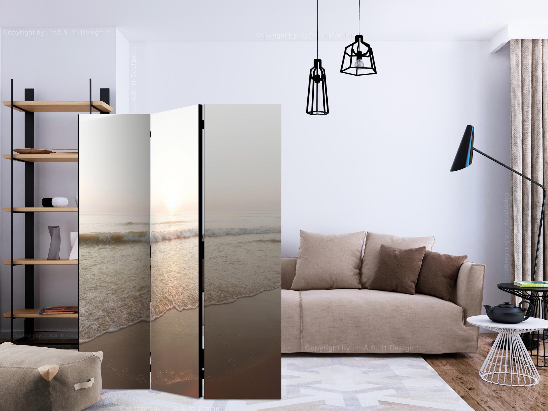 Schermo divisorio - Grande mattina, 3 pezzi - 135x172 cm
