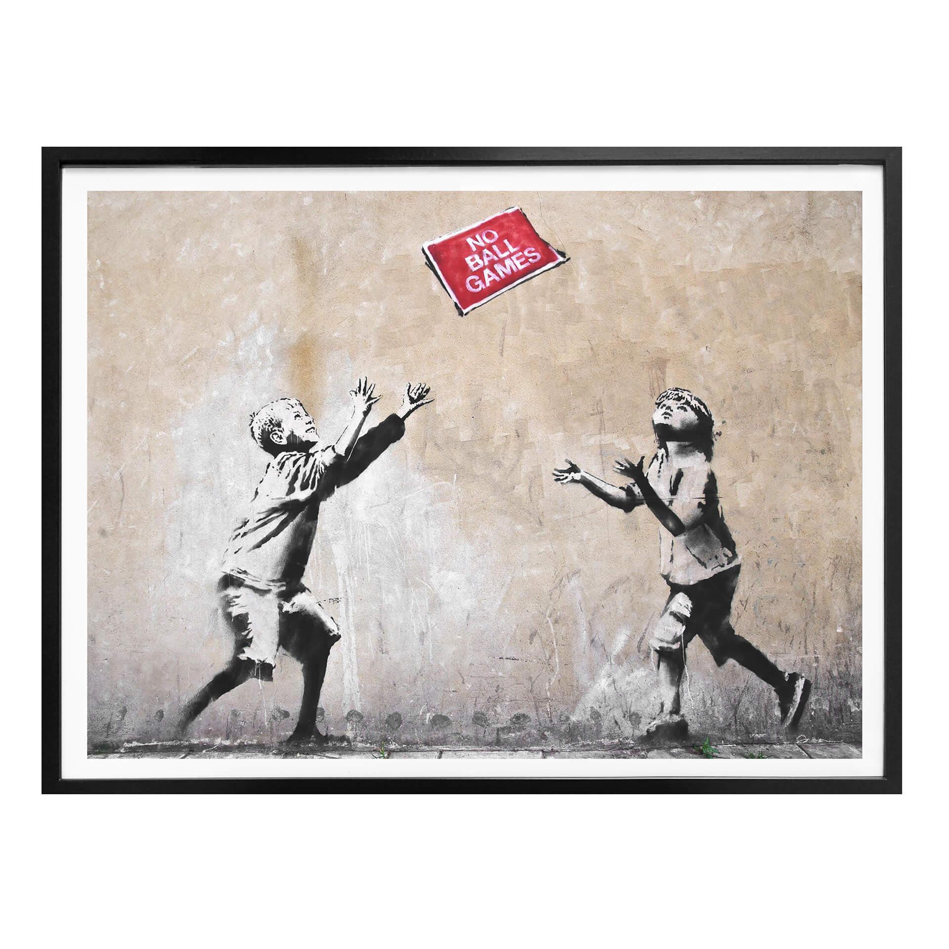 Plakat Banksy - No Ball Games