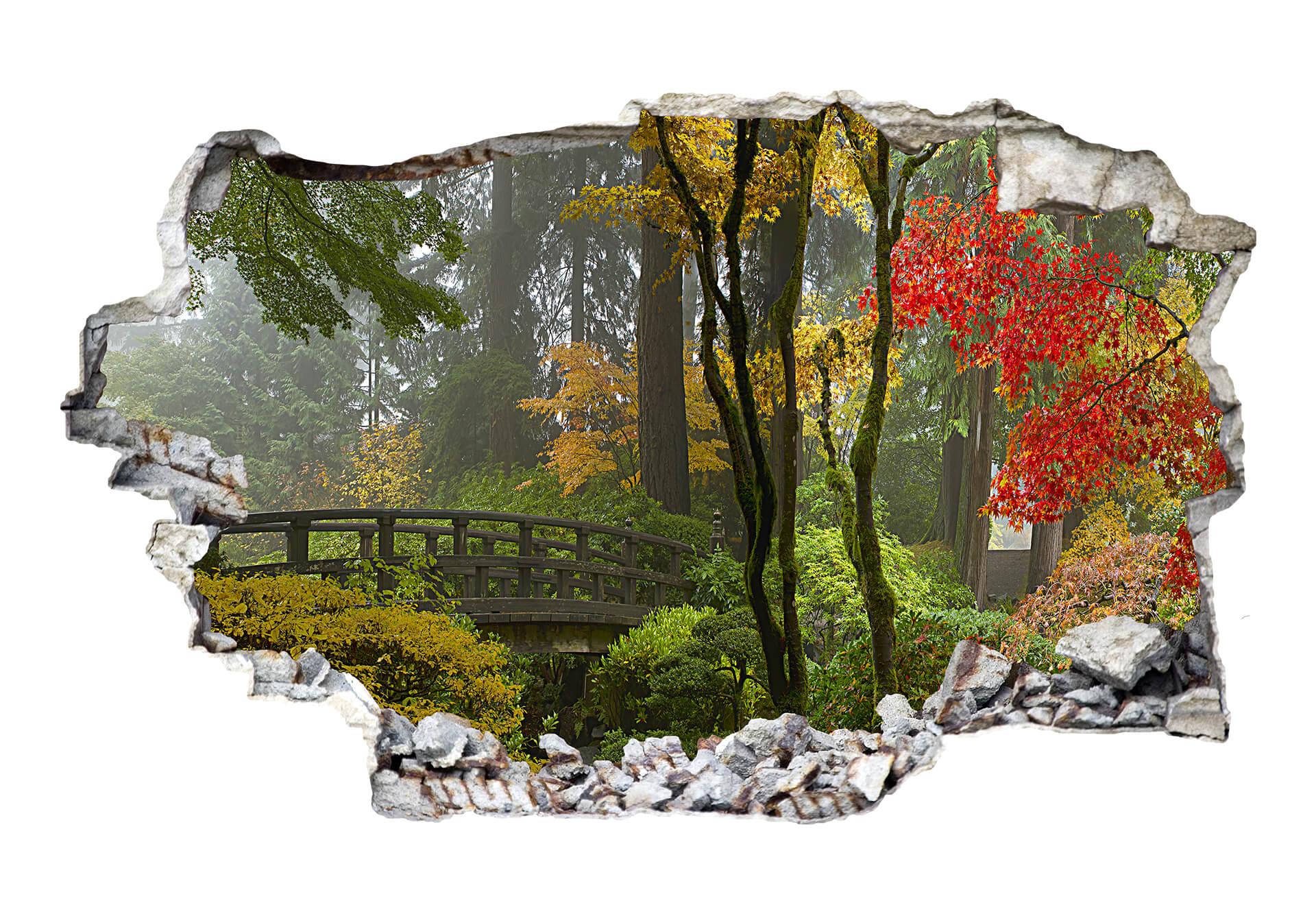Adesivo 3D - Giardino giapponese