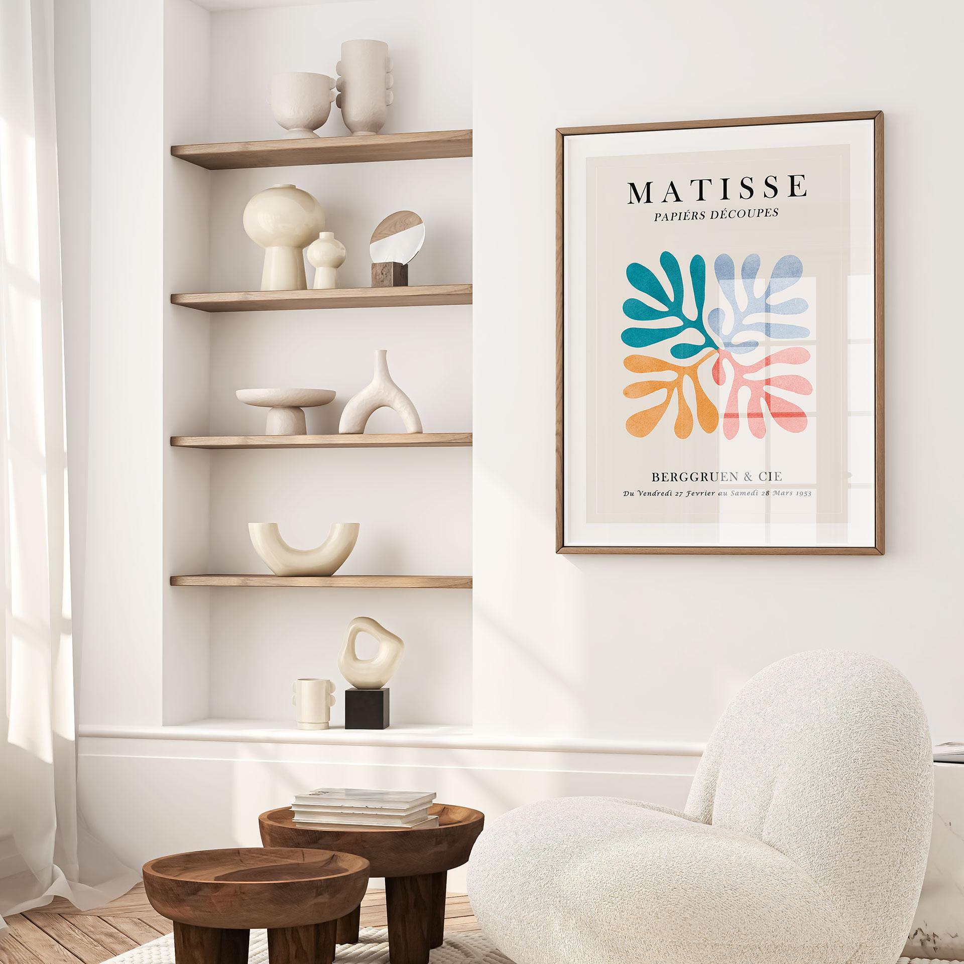 Plakat i Matisse-stil Papiers Découpés - Costa