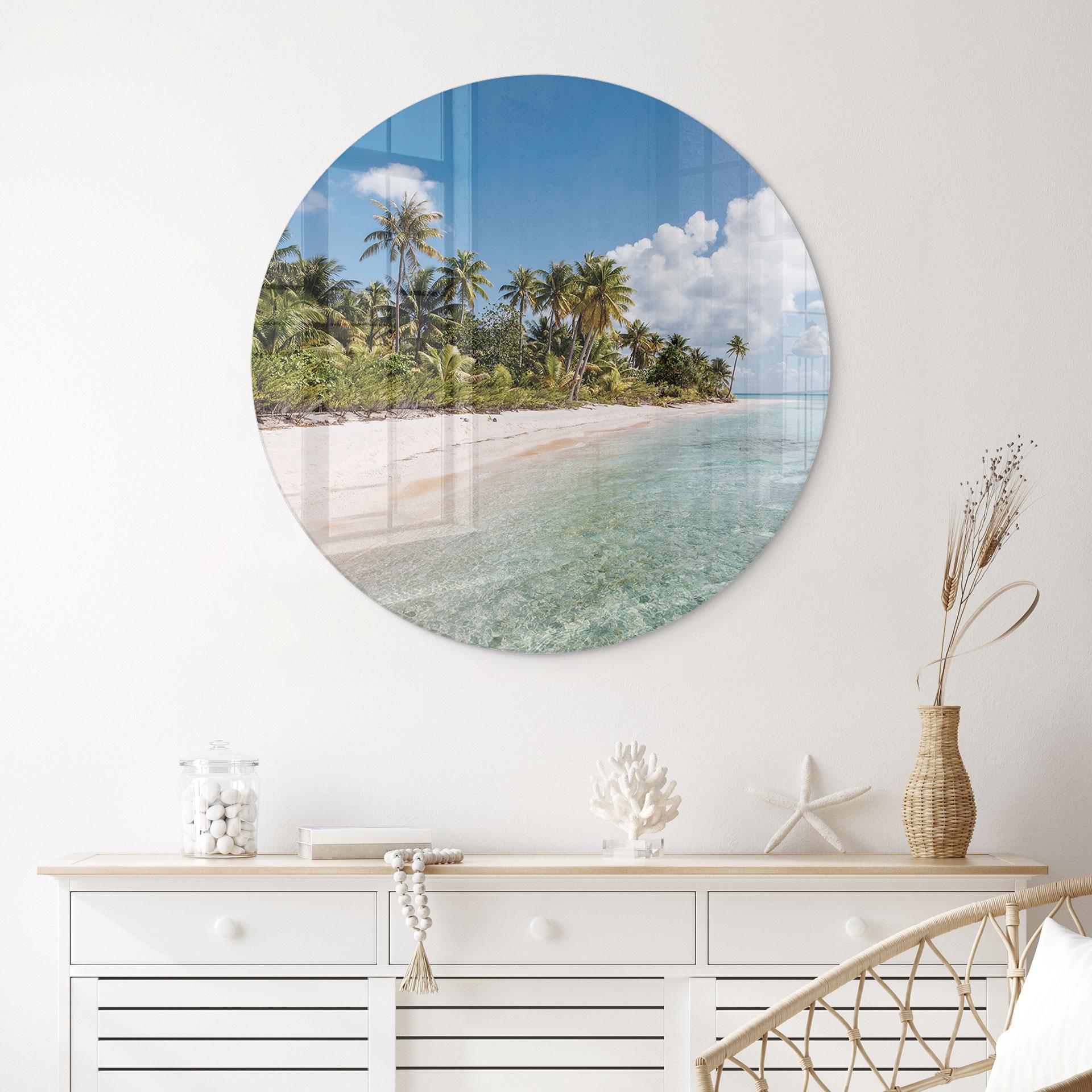 Glasbillede - Palm Beach i Sydhavet - Colombo - Runde