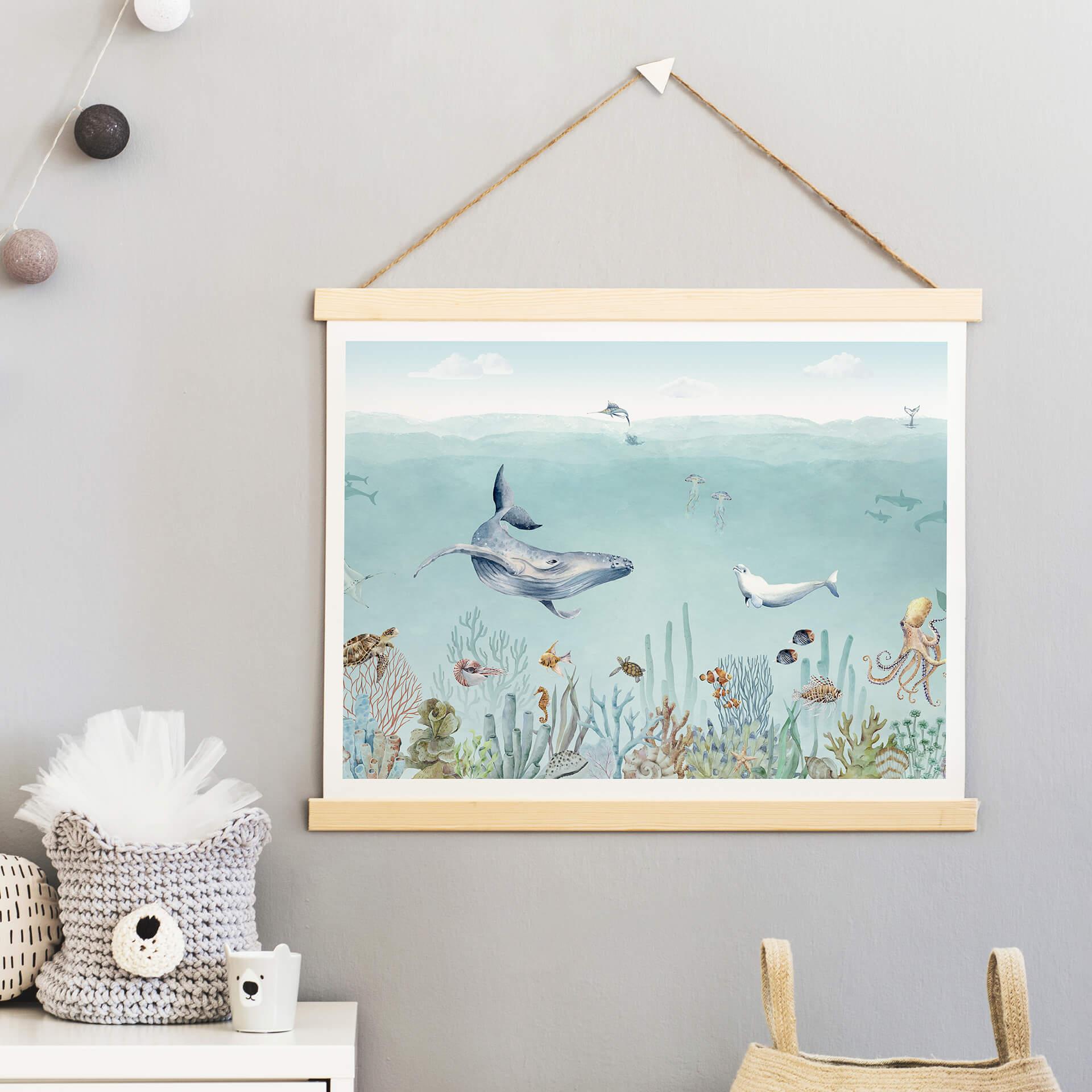 Plakat Kikki Belle - Życie morskie