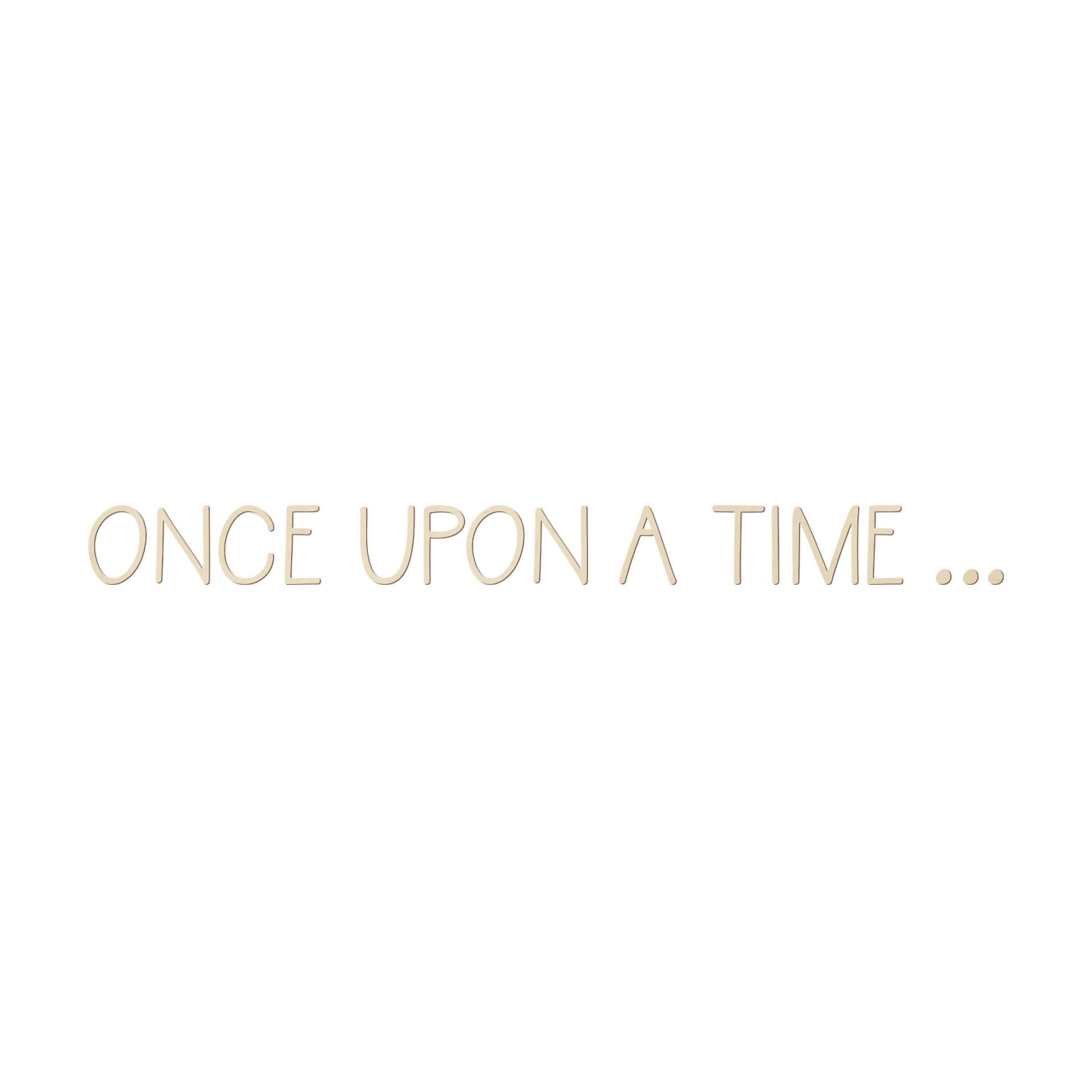 Decoro in legno Once upon a Time