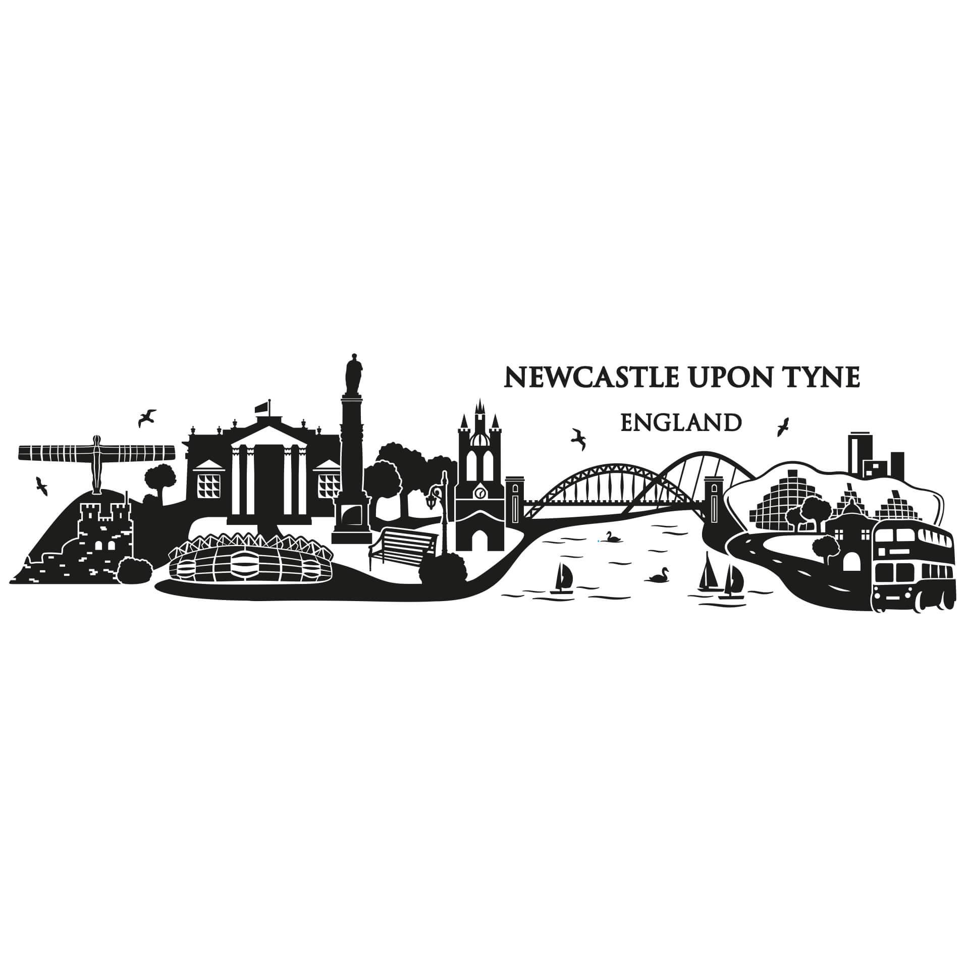Wallsticker Newcastle (England)