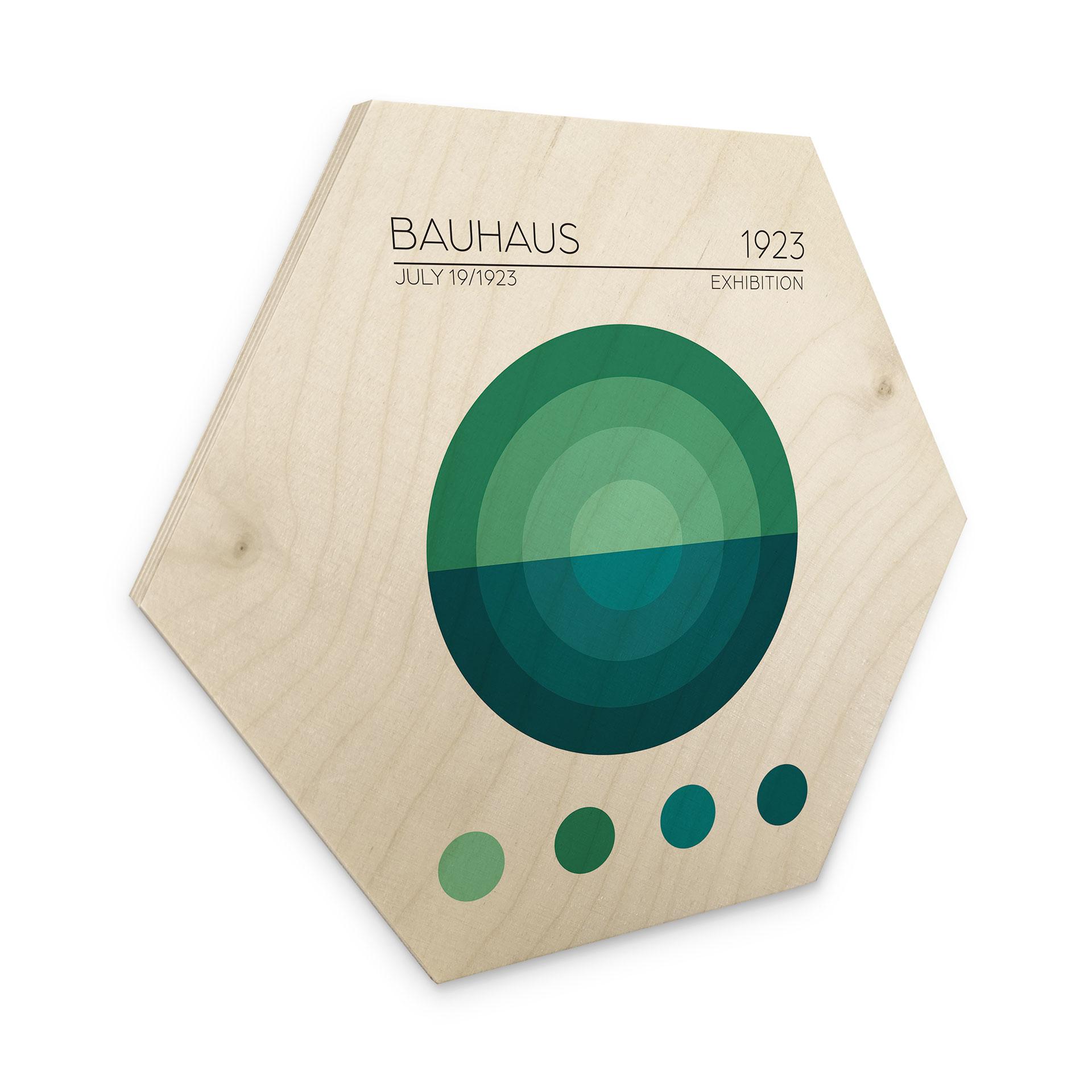 Sekskantet træ Bauhaus Mavi Daire - Tunaboylu