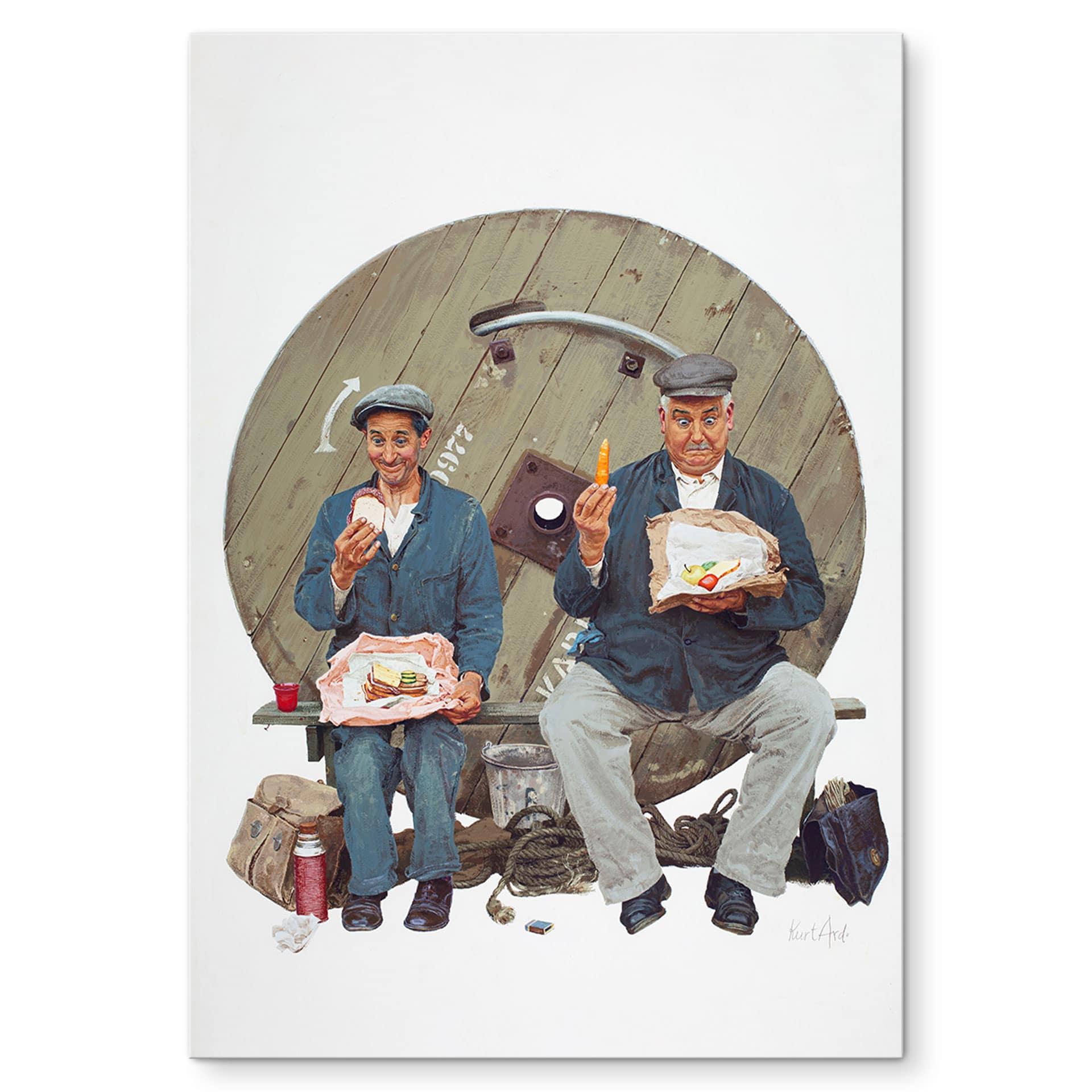 Wandbild Kurt Ard - Liebe ist unergründlich (1960) - Alu-Dibond