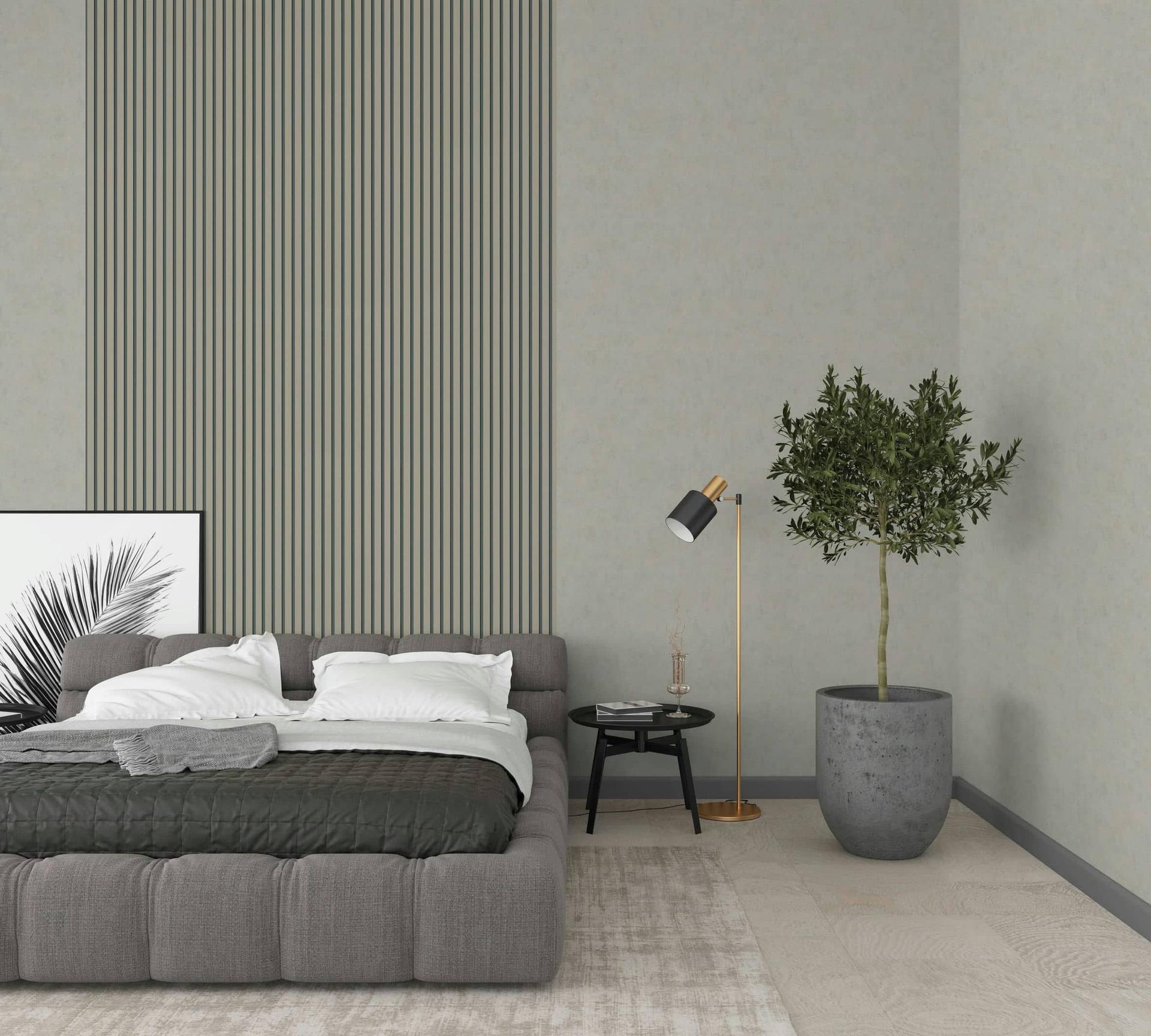 vliesbehang wit gestreept voor woonkamer slaapkamer kantoor marburg behang