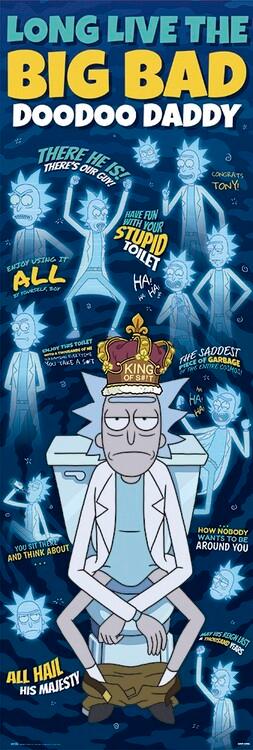 Plakat Rick & Morty - Doodoo Daddy, plakat (53 x 158 cm)