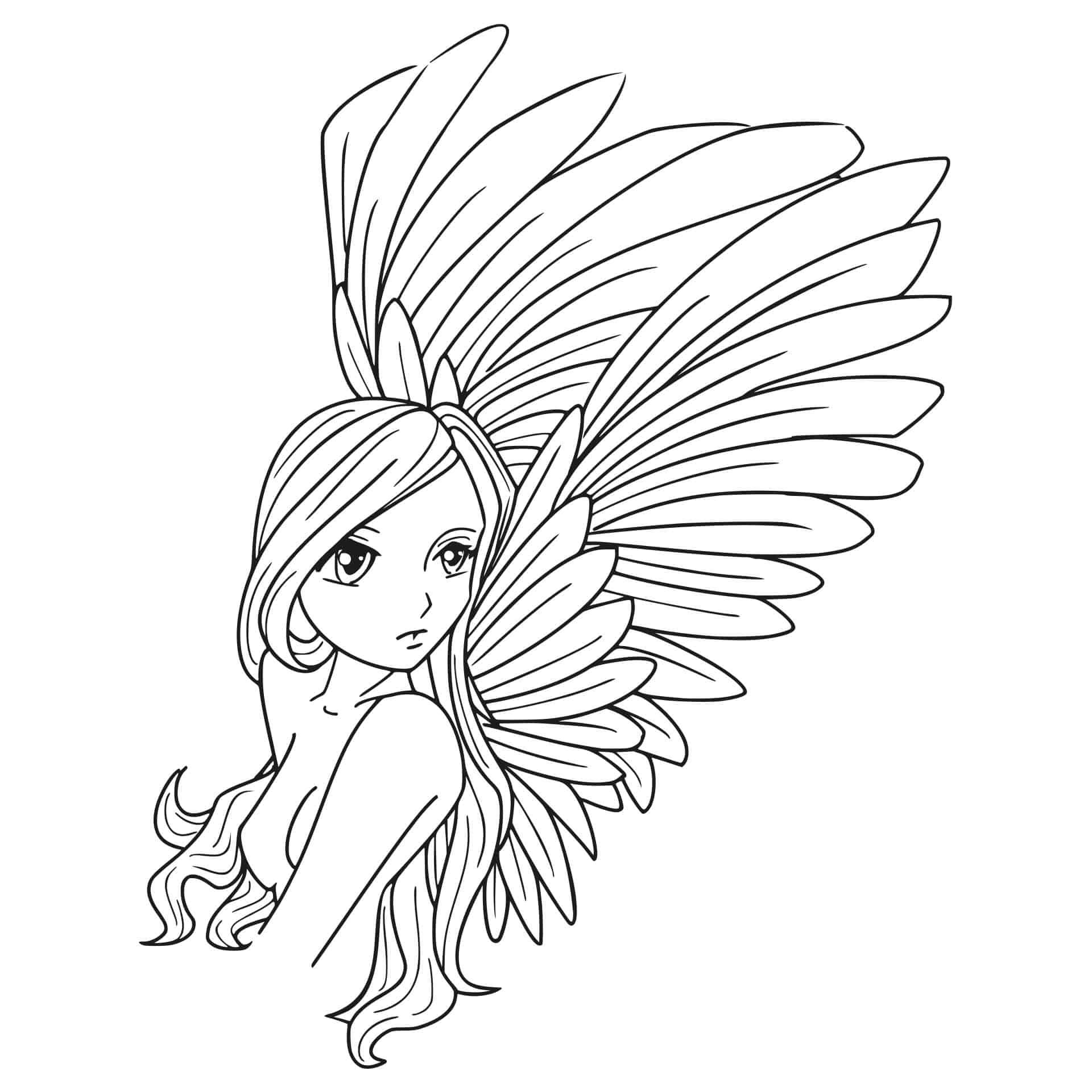 Wallsticker Manga Nymfe