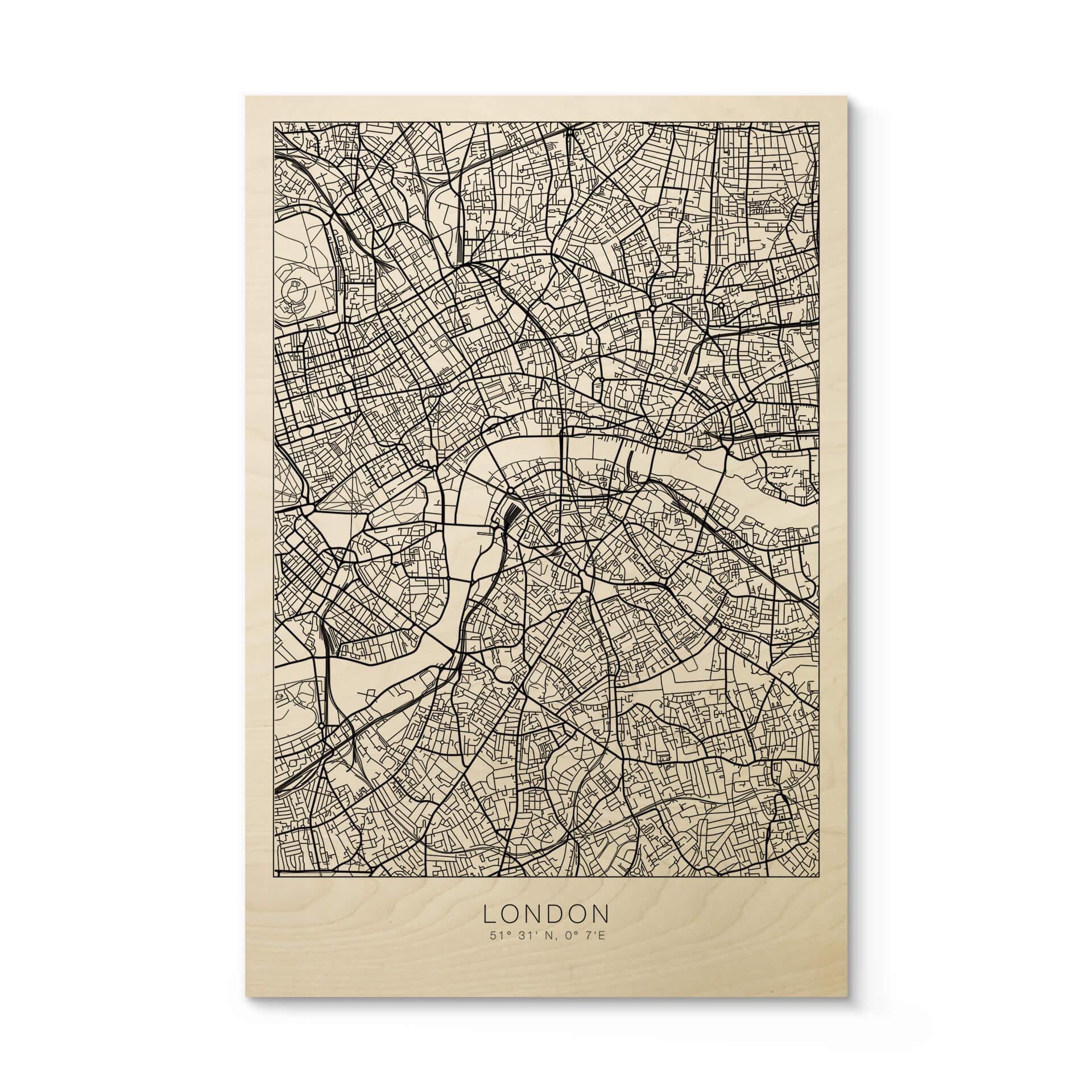 Billede af træ over London