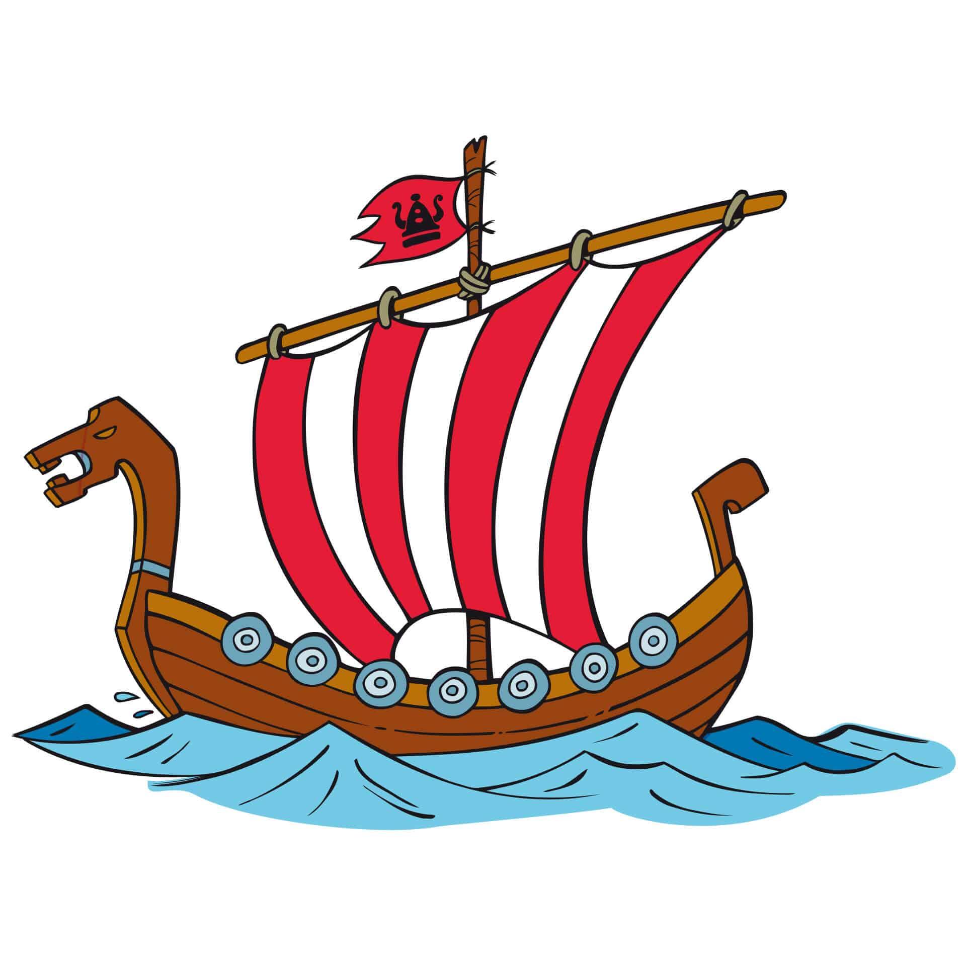 Wandtattoo Wikingerschiff 1