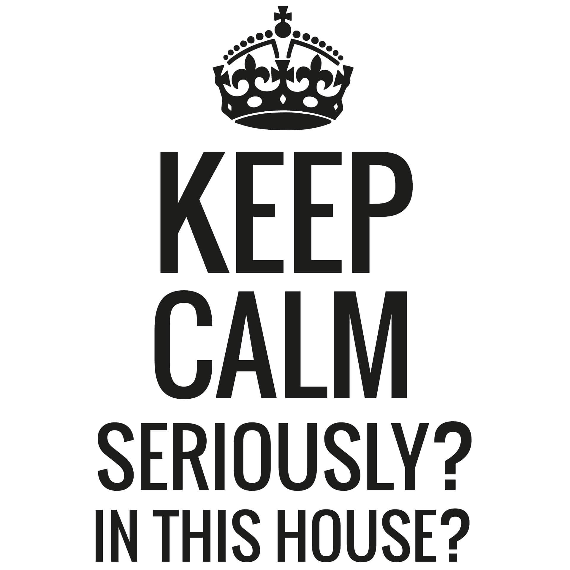Adesivo - Keep calm ...