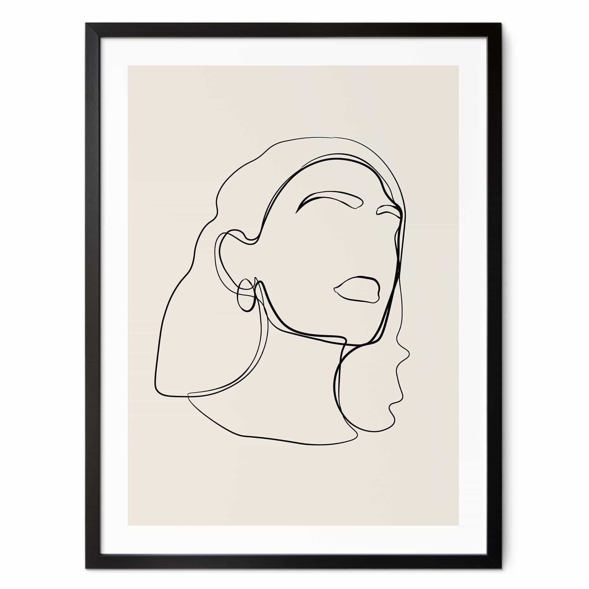 Poster NKTN - Line Art - Följ dina drömmar