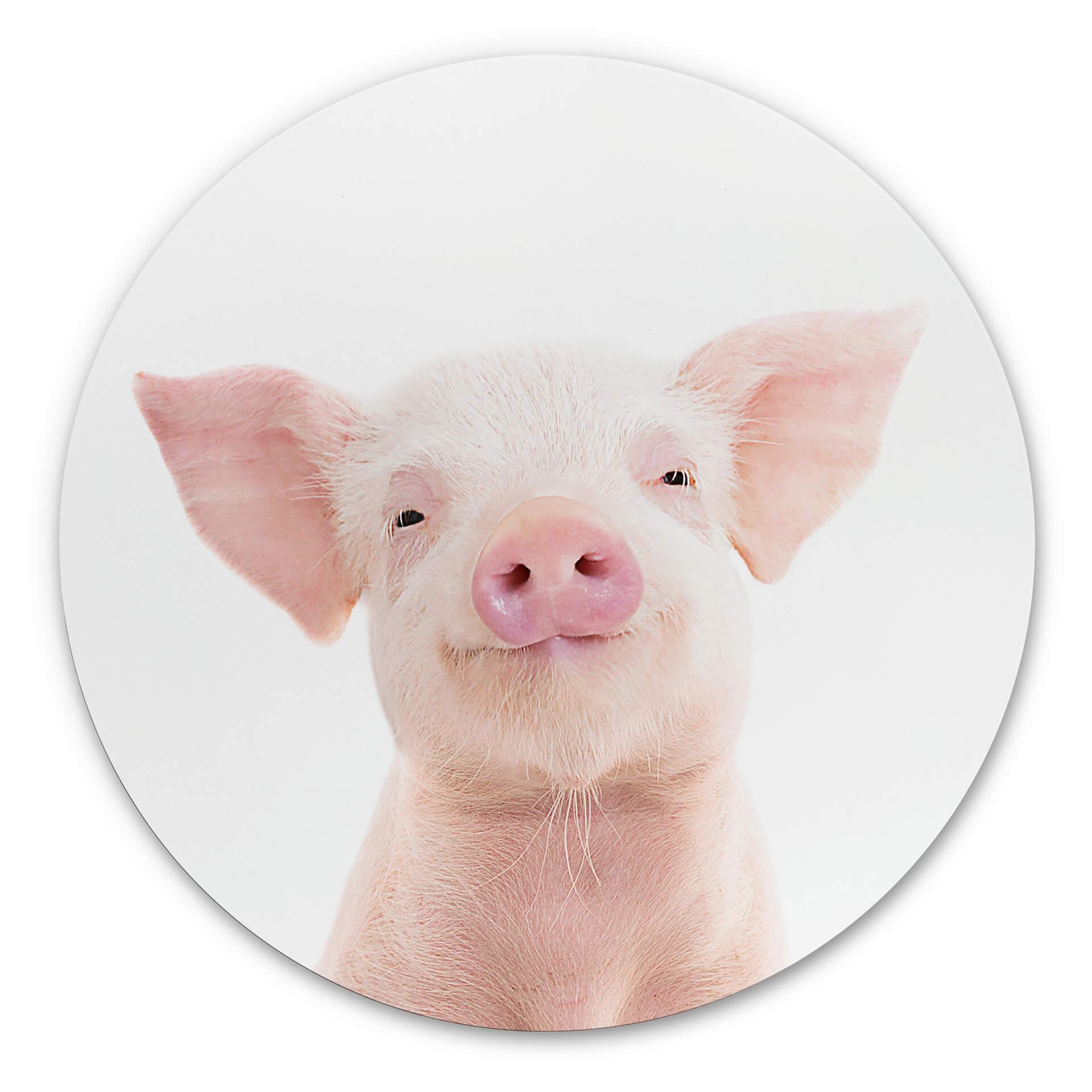 Tableau sur alu-Dibond Sisi & Seb - Porcelet - Rond