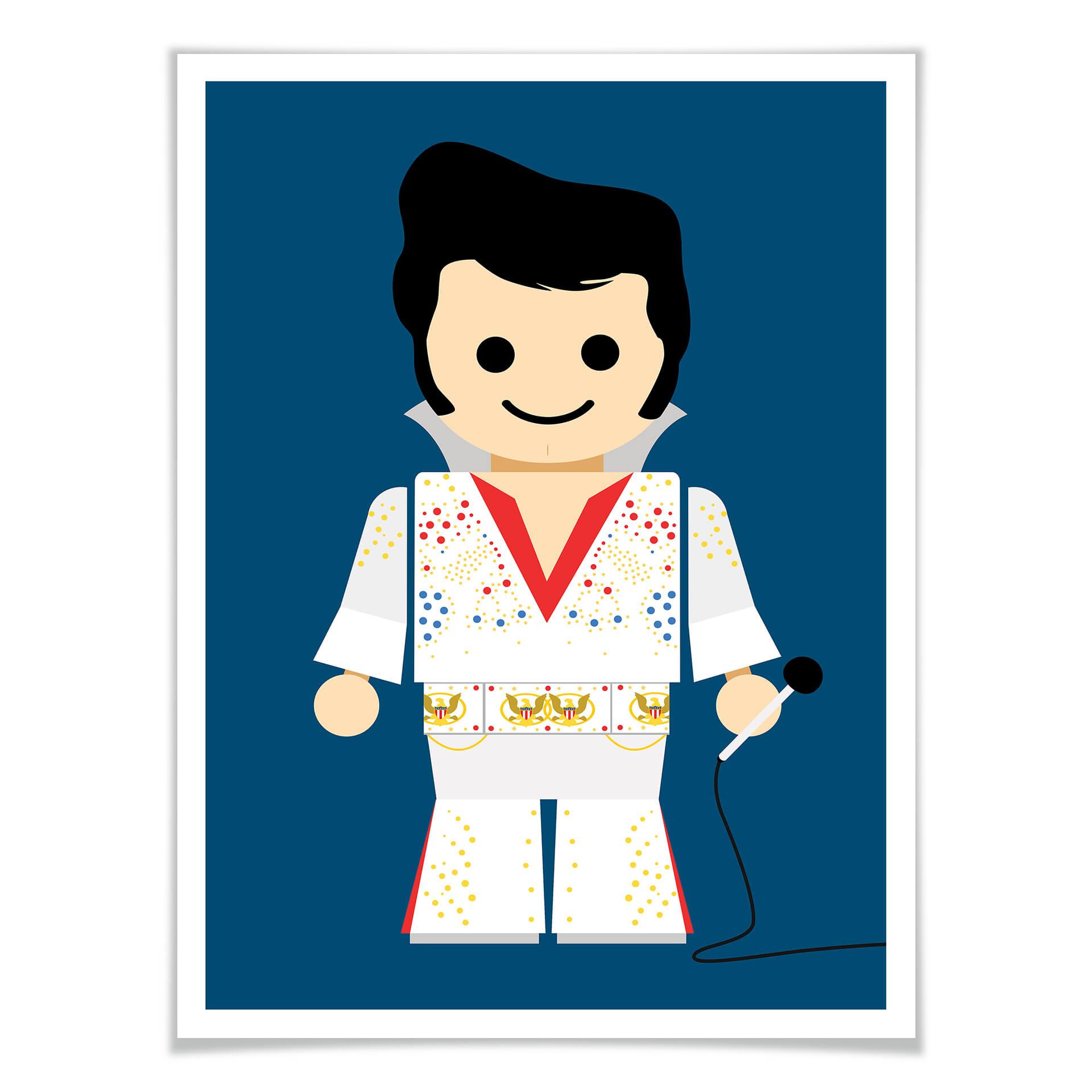 Plakat Gomes - zabawka Elvis