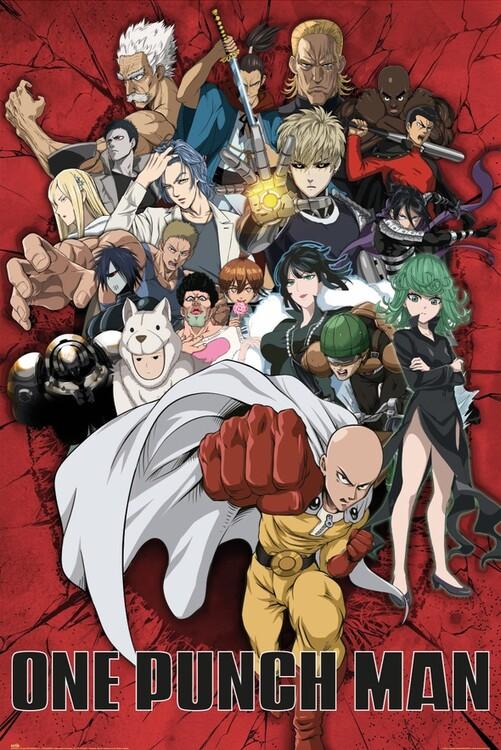 Poster, film poster One Punch Man - Heroes 61x91,5 cm