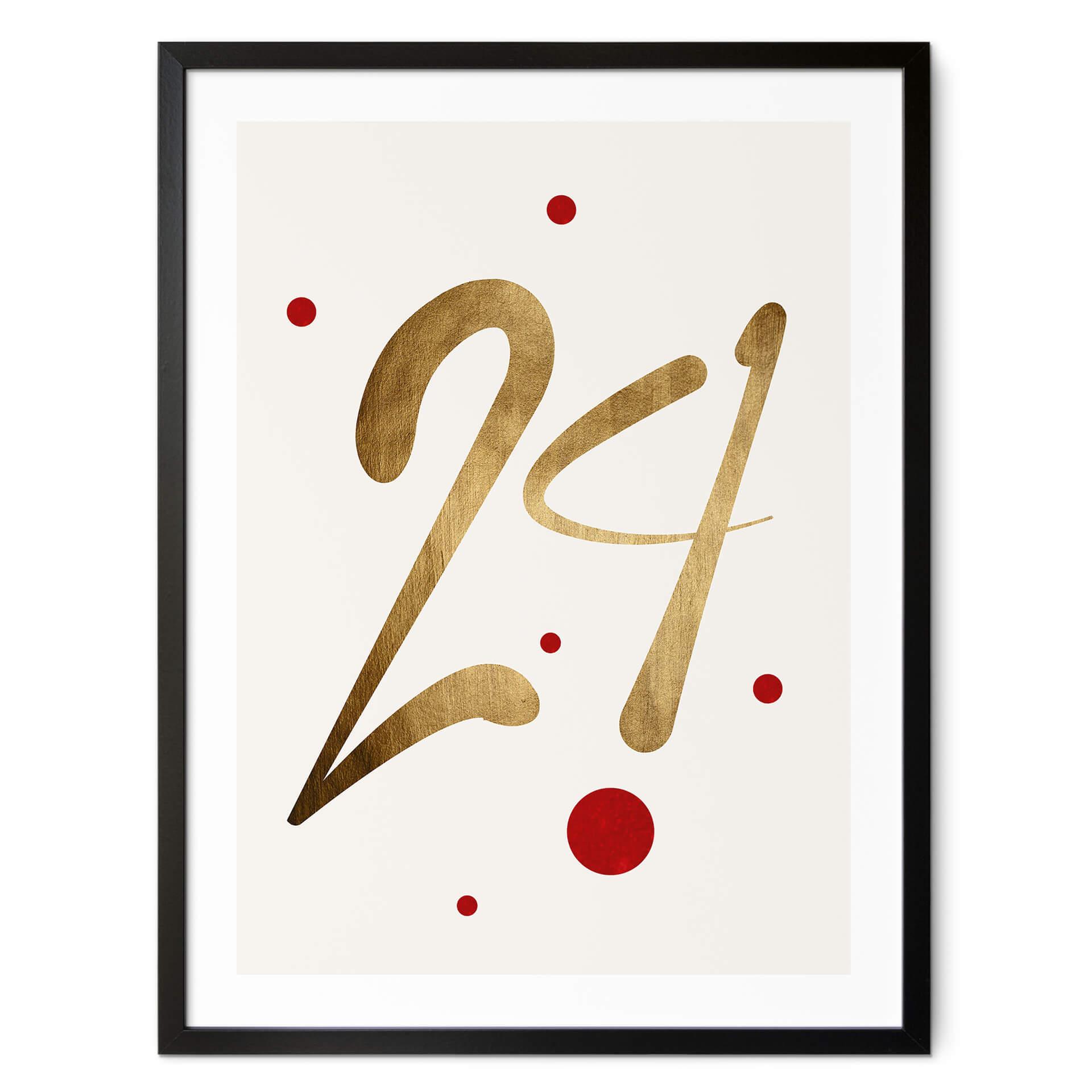 Póster Kubistika - 24 días de gloria